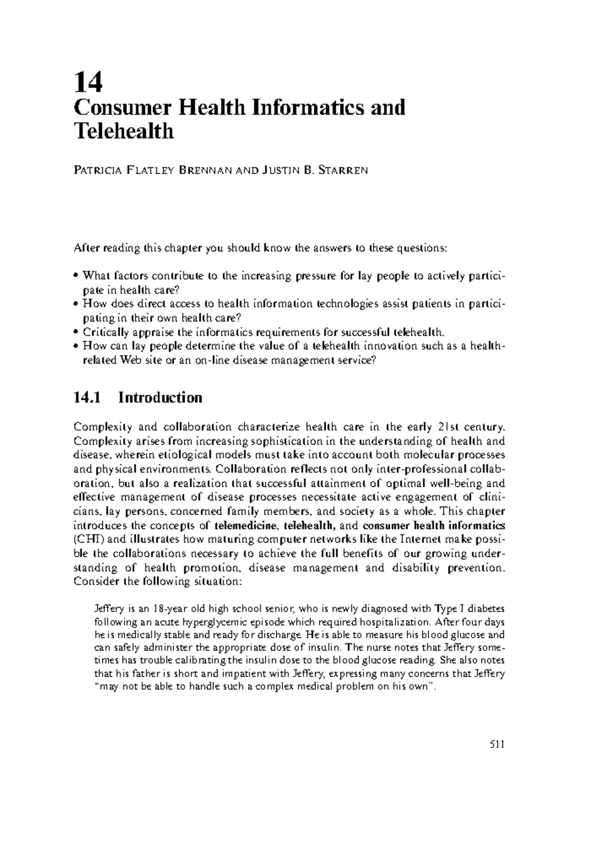 Consumerhealthinformatics - 14 Consumer Health Informatics and ...