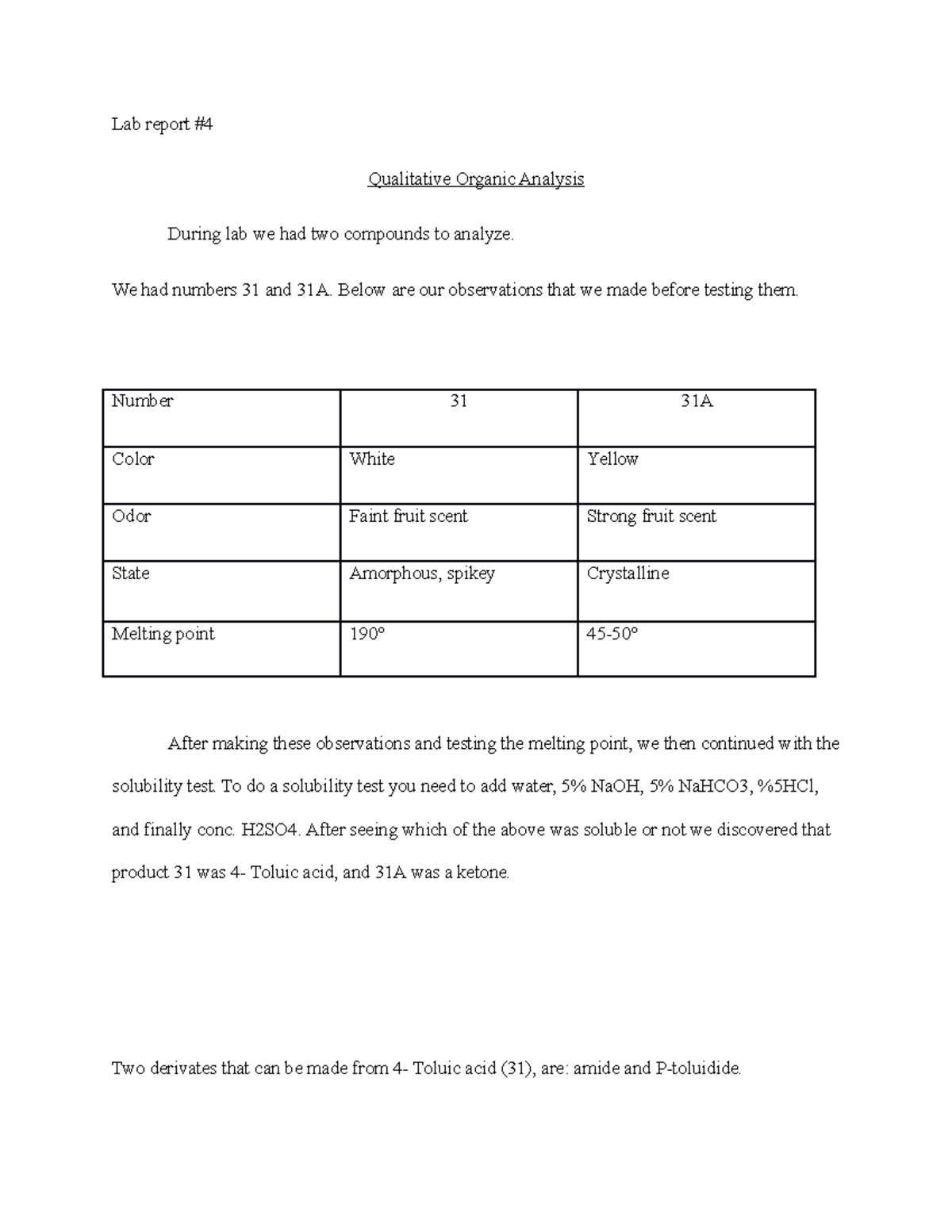 qualitative-organic-analysis-lab-report-introduction-at-richard-ranck-blog