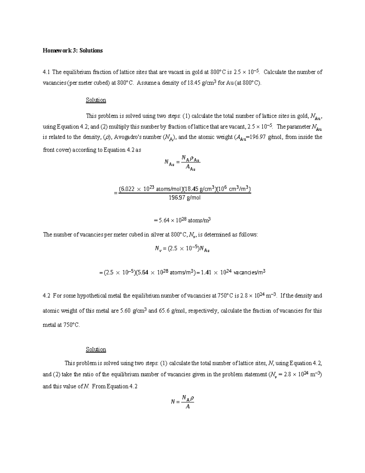 Homework 3 Solutions - Homework 3: Solutions 4 The equilibrium fraction ...