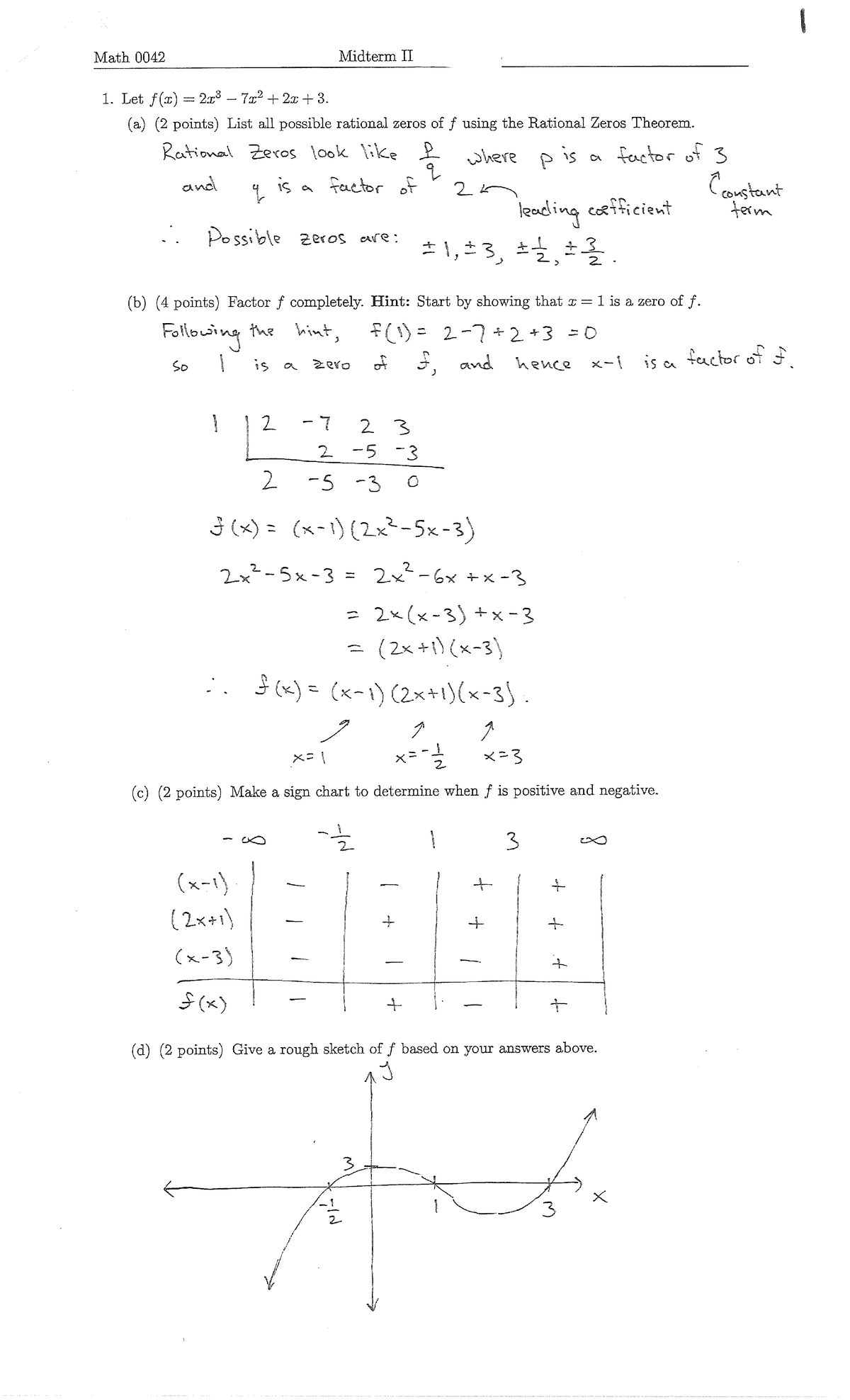 Practice Midterm II - MATH-0042 - Studocu