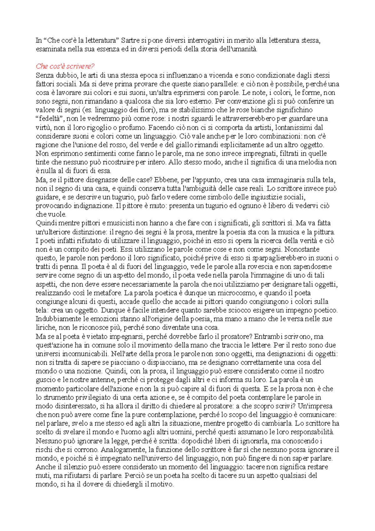 Che Cos è La Letteratura Italiana