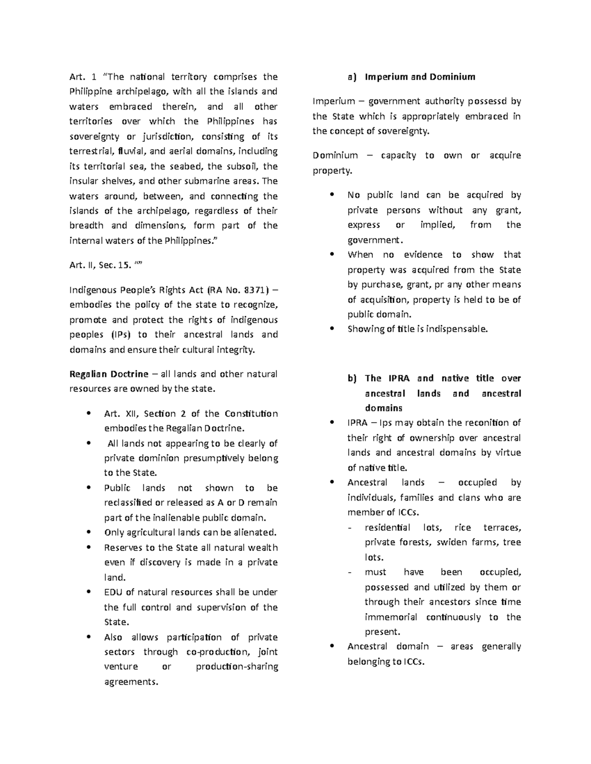 290355255-natres- Reviewer - Art. 1 “The national territory comprises ...