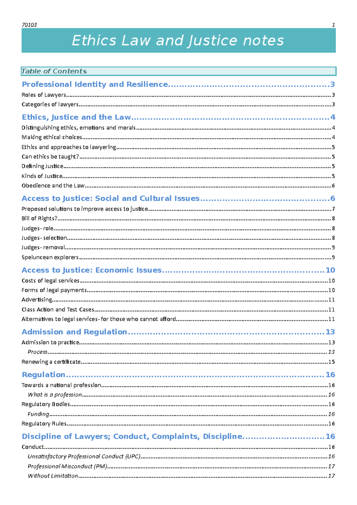 Ethics Notes For Exam - Ethics Law And Justice Notes Professional ...