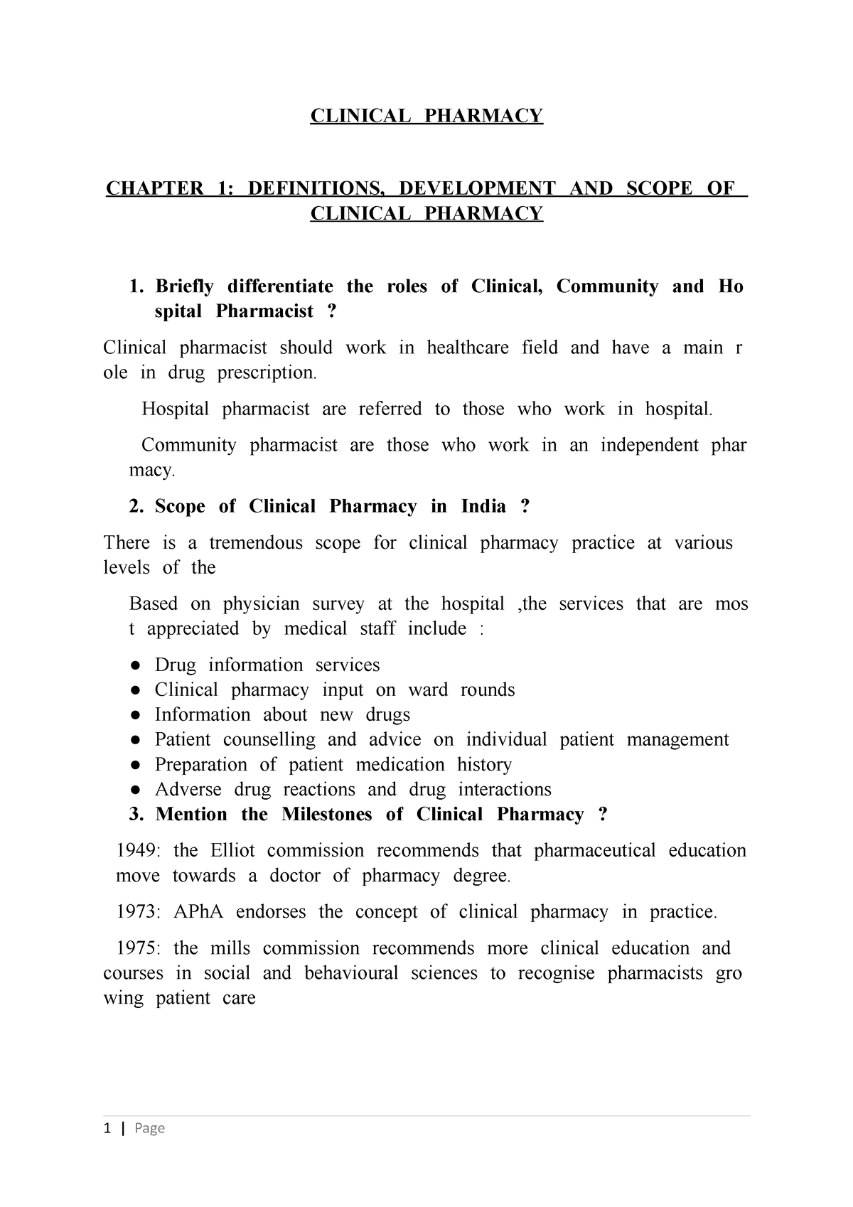 thesis topics in clinical pharmacy