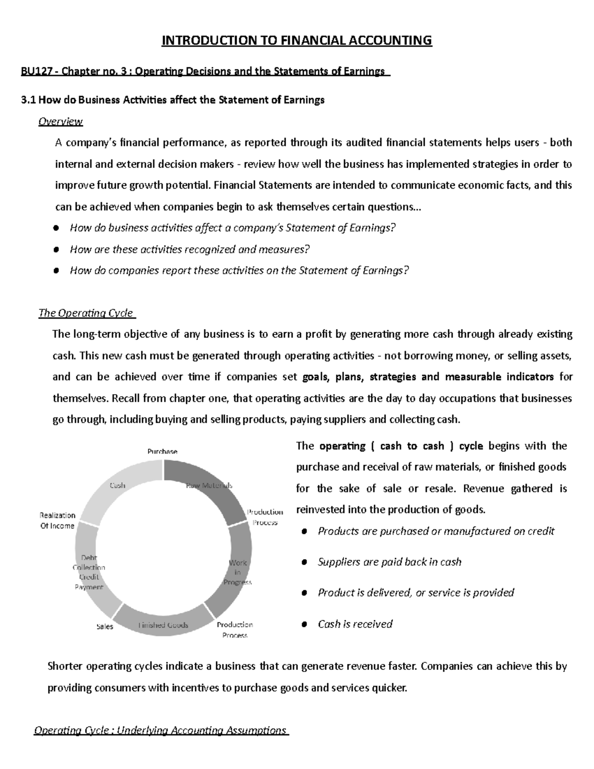 BU127 - Chapter No. 3 Notes - INTRODUCTION TO FINANCIAL ACCOUNTING ...