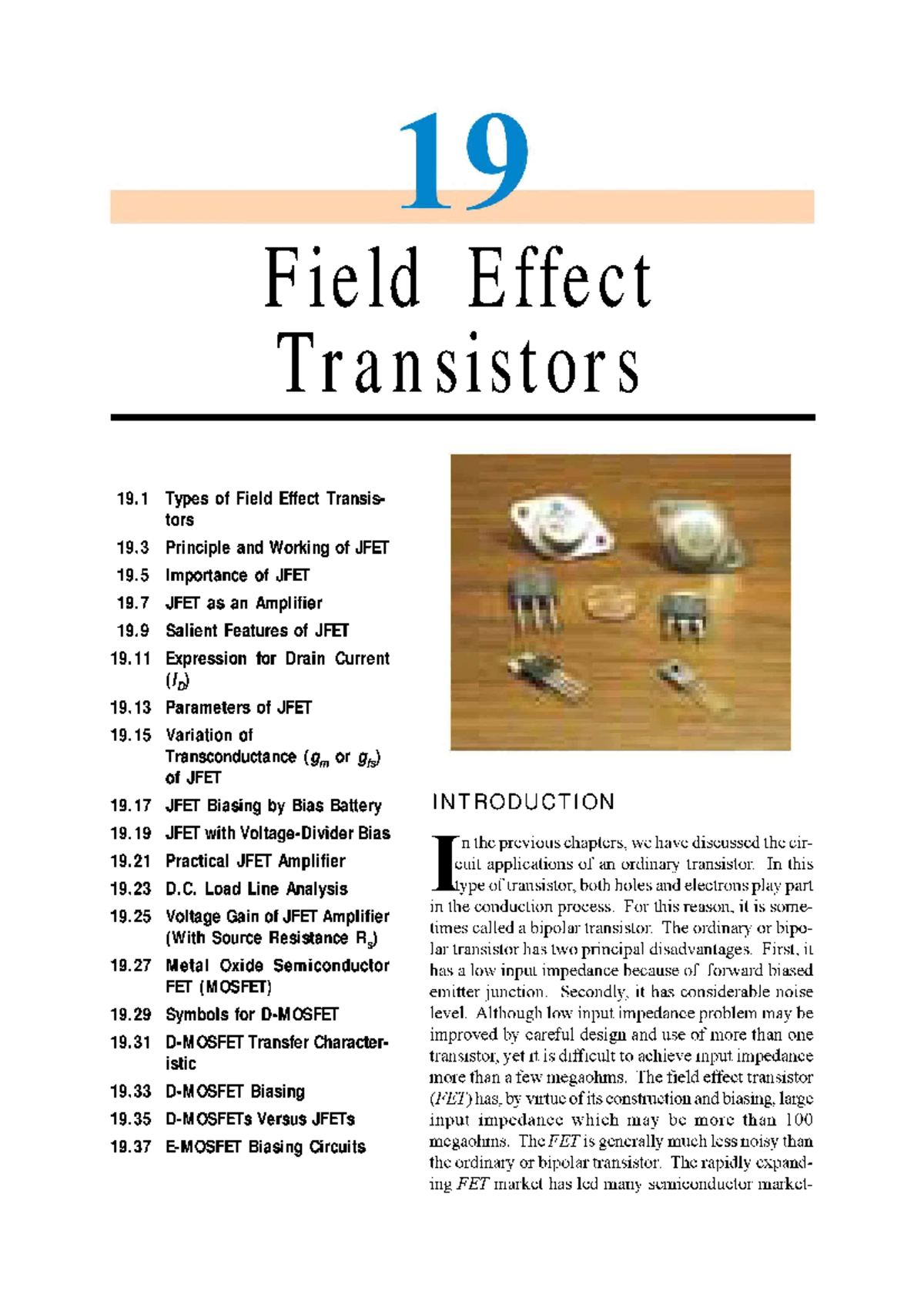 FETs - electrical engineering principles - Studocu