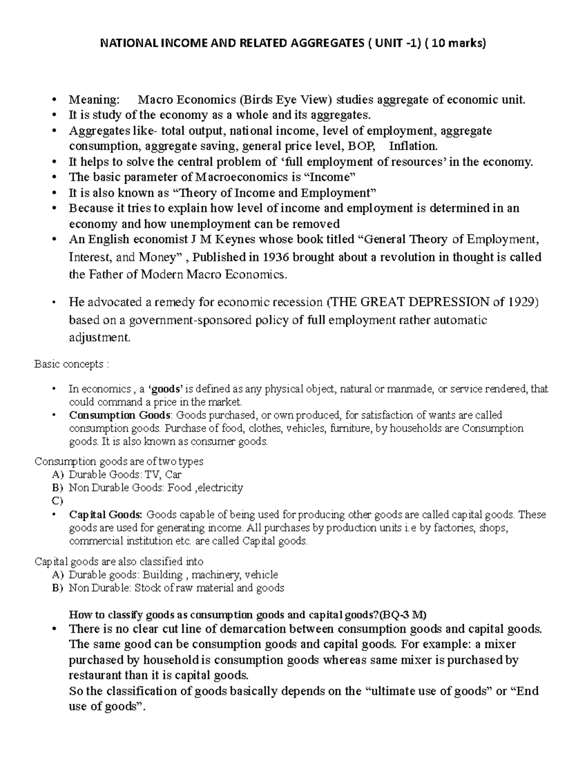 PDF National income and related aggregates - NATIONAL INCOME AND ...