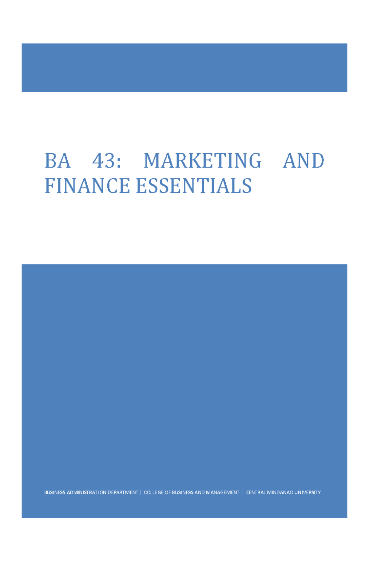 Unit 7 THE Nature AND AIMS OF Business - BA 43: MARKETING AND FINANCE ...