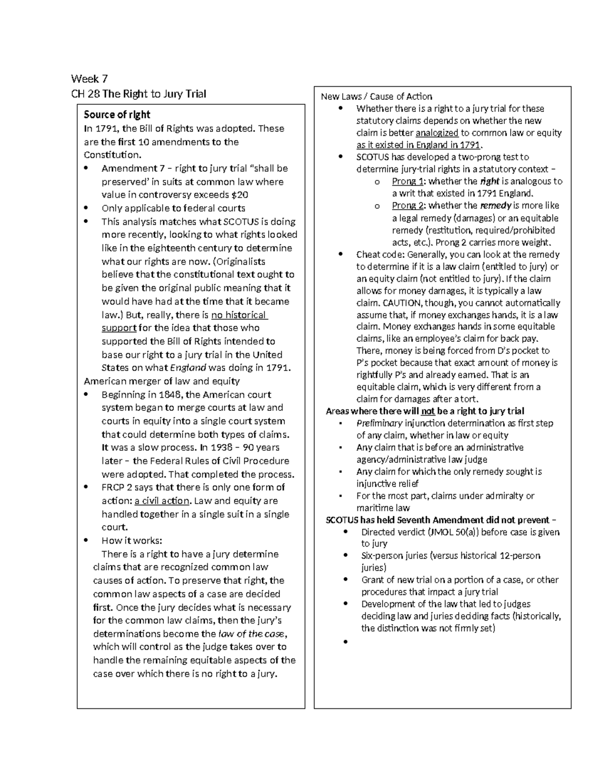 Ch 28 Right to Jury Trial - Week 7 CH 28 The Right to Jury Trial Source ...