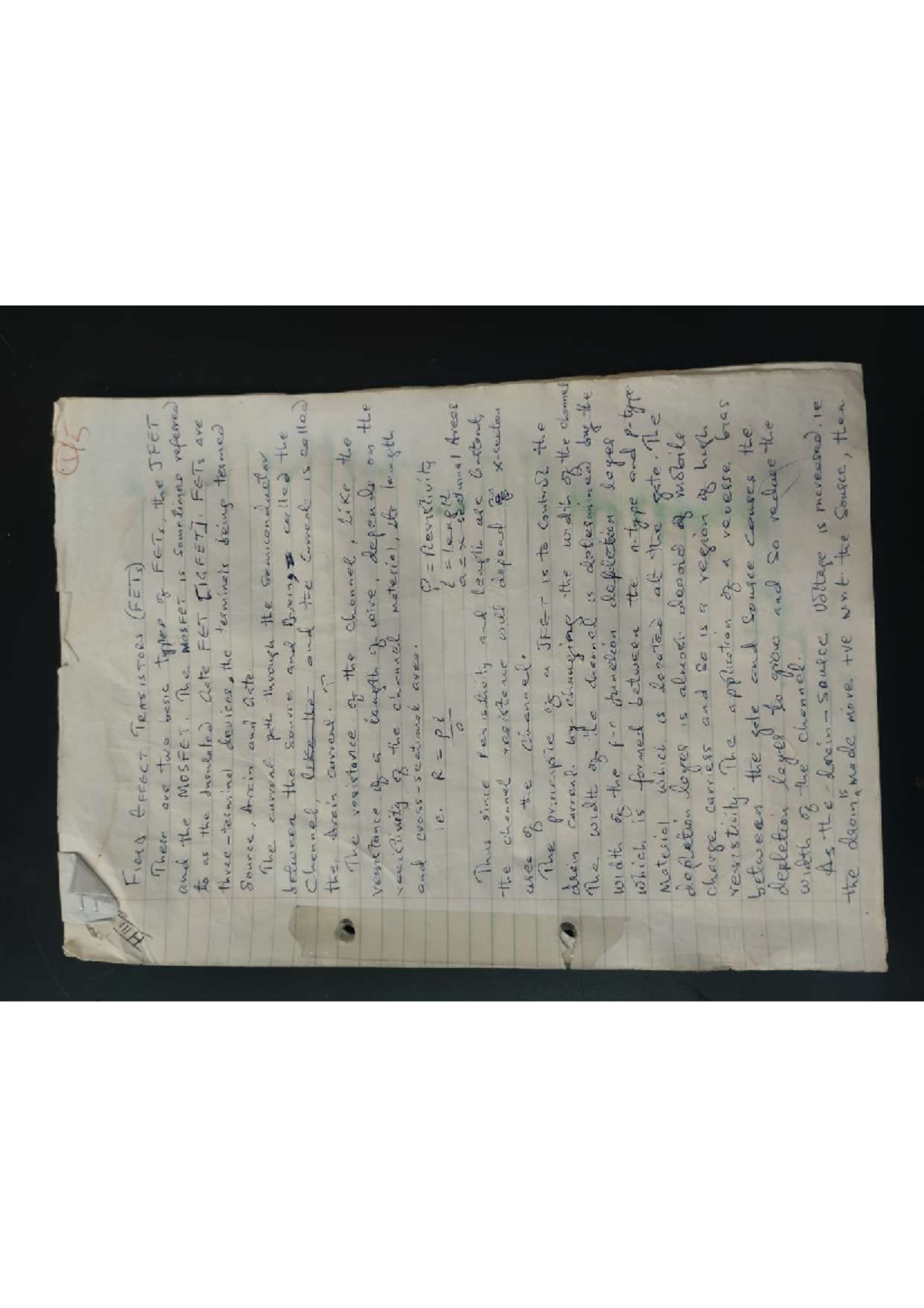 Notes on transistors computer science Studocu