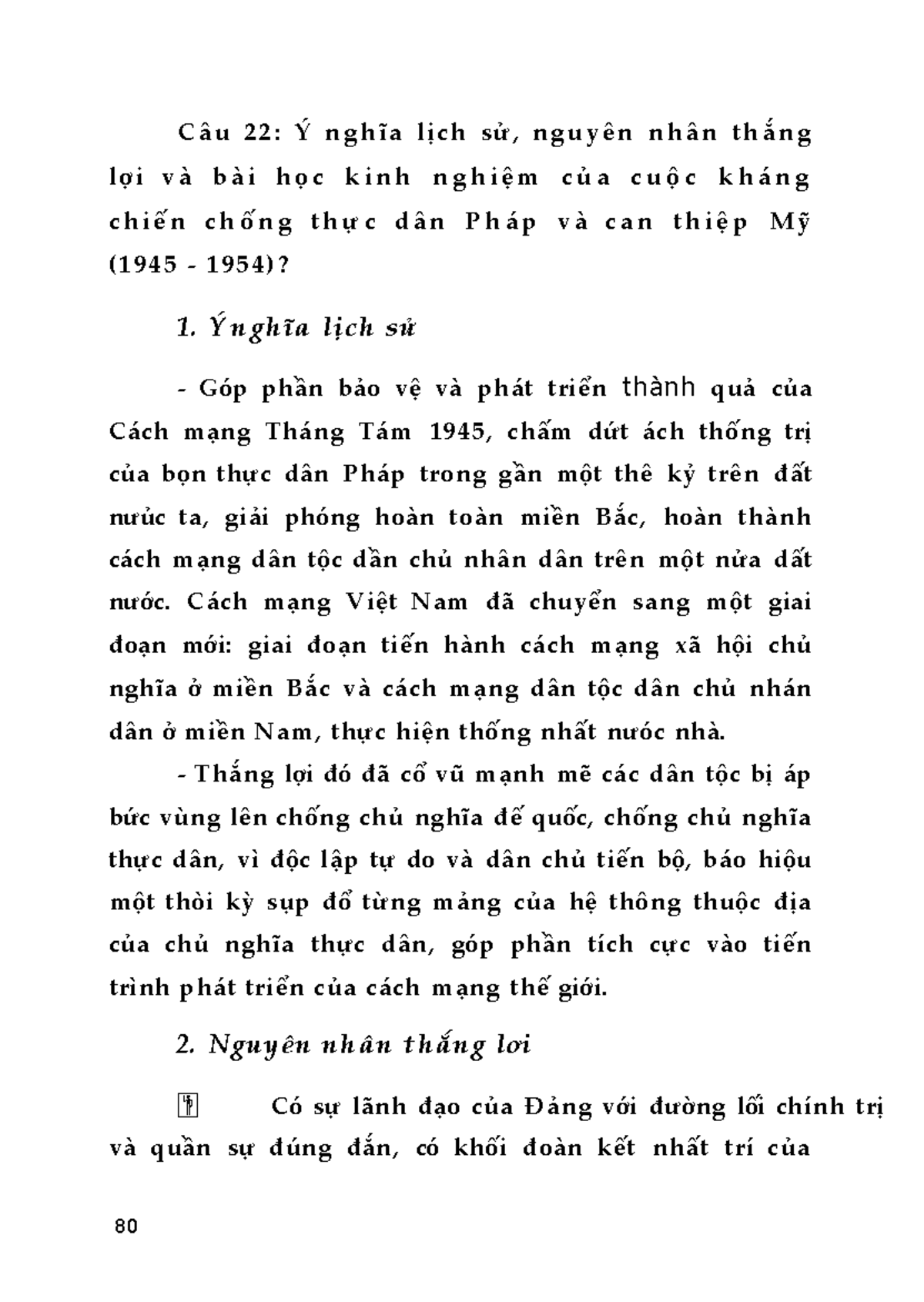 1196389 Nâssssa C â U 2 2 Ý N G H ĩa Lịch Sử N G U Y ê N N H â N T H ắ N G Lợi V à B à I