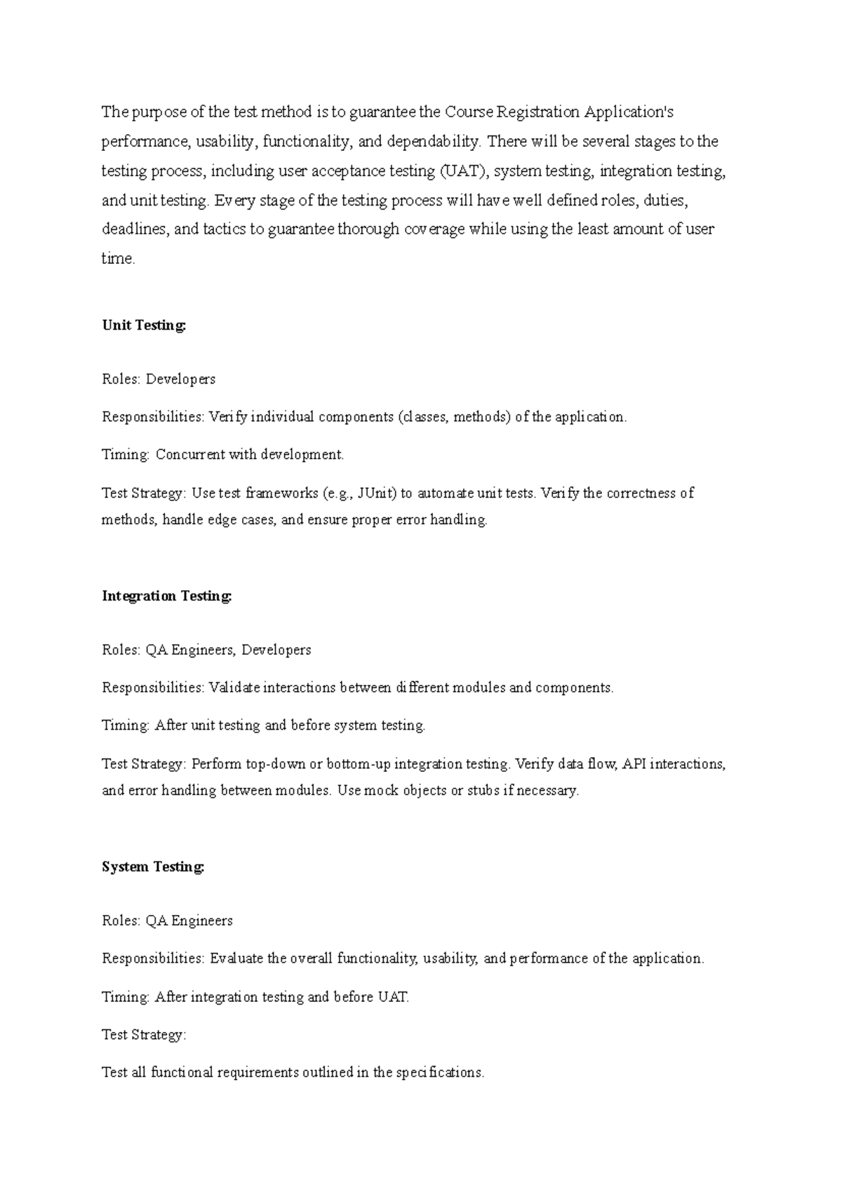 Cs4403 pa 6 - pa6 - The purpose of the test method is to guarantee the ...