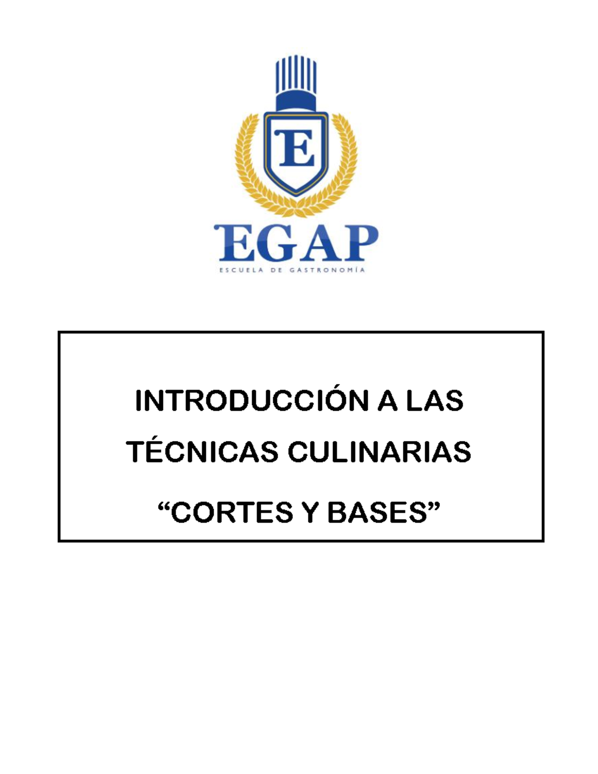 Introducción A LAS Técnicas Culinarias Ciclo I Cortes Y Bases Contabilidad Financiera Studocu