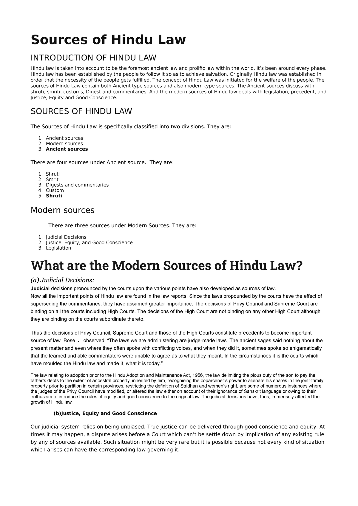 hindu law research paper topics