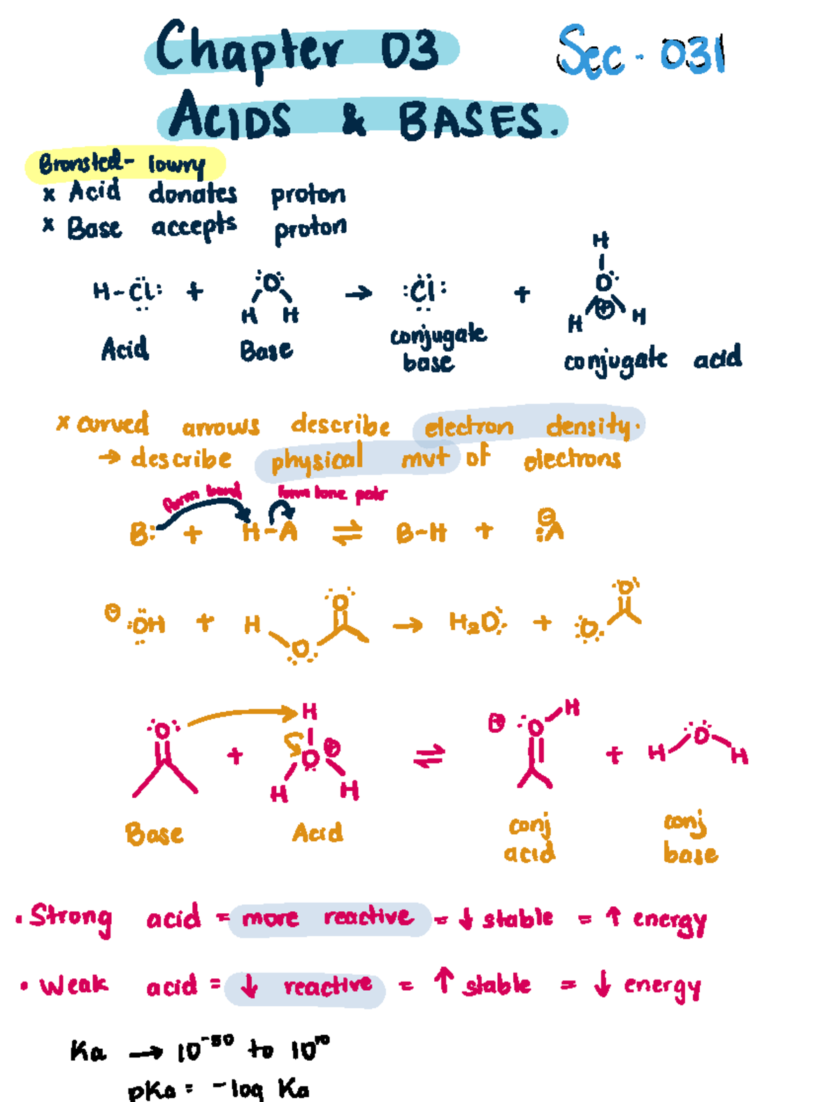 Note Jan 27, 2023 - Acids and Bases - Chaptev 03 xc O31 BASES. x ...