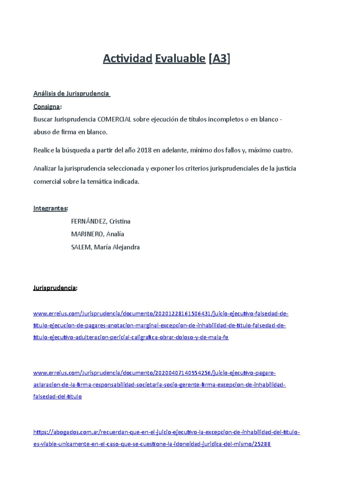 AE3 - Actividad Evaluable 3 - Actividad Evaluable [A3] Análisis De ...