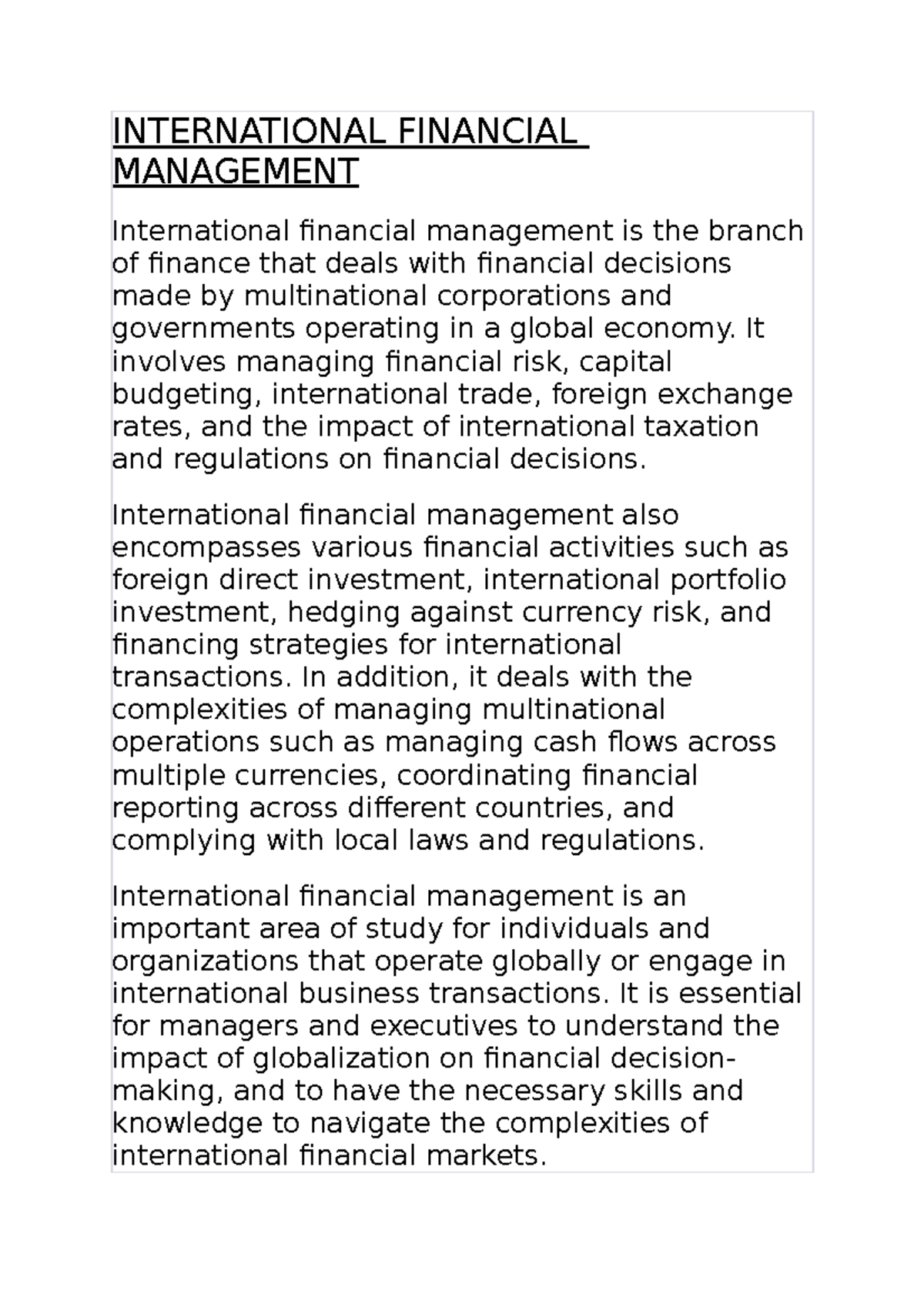 international-financial-management-international-financial-management