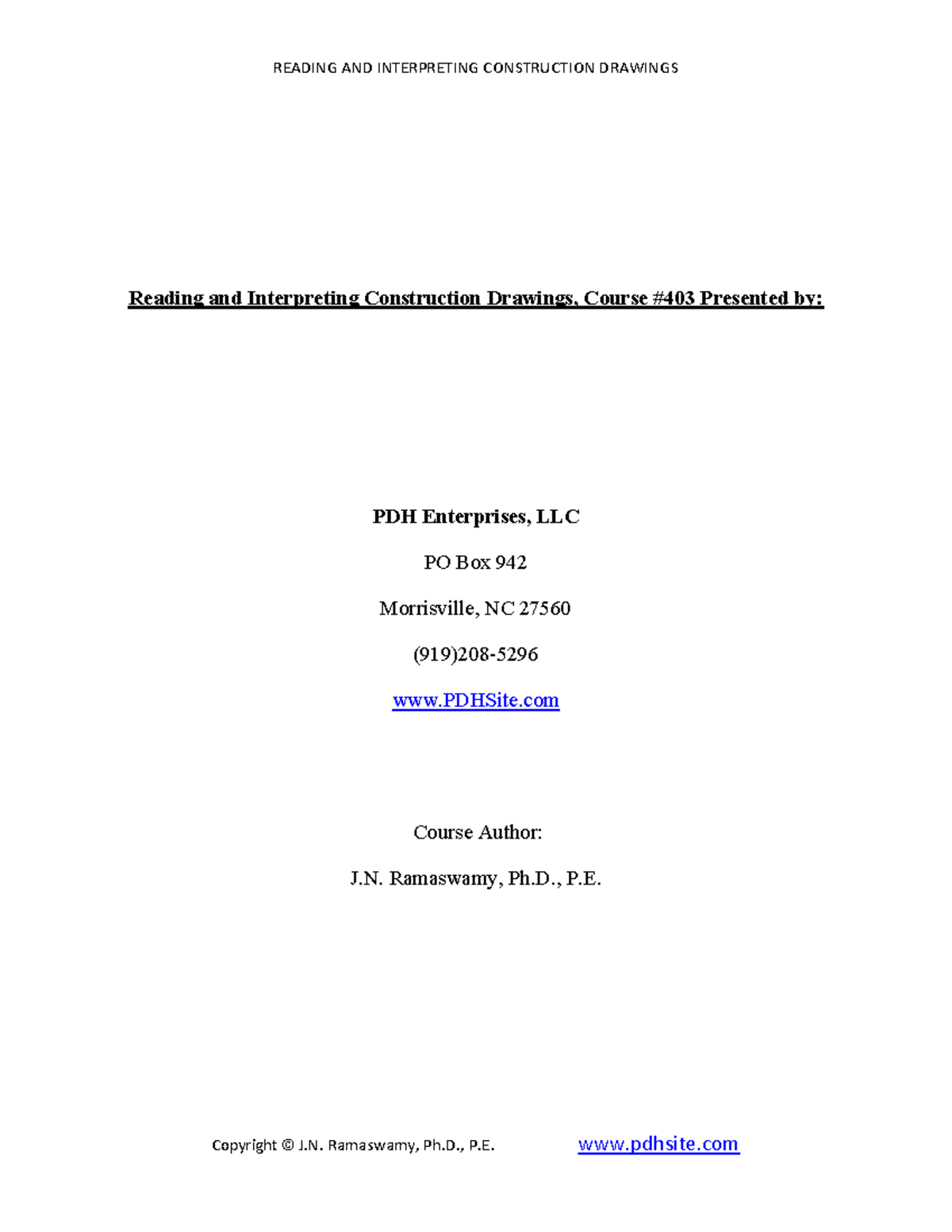 Reading AND Interpreting Construction DR READING AND INTERPRETING