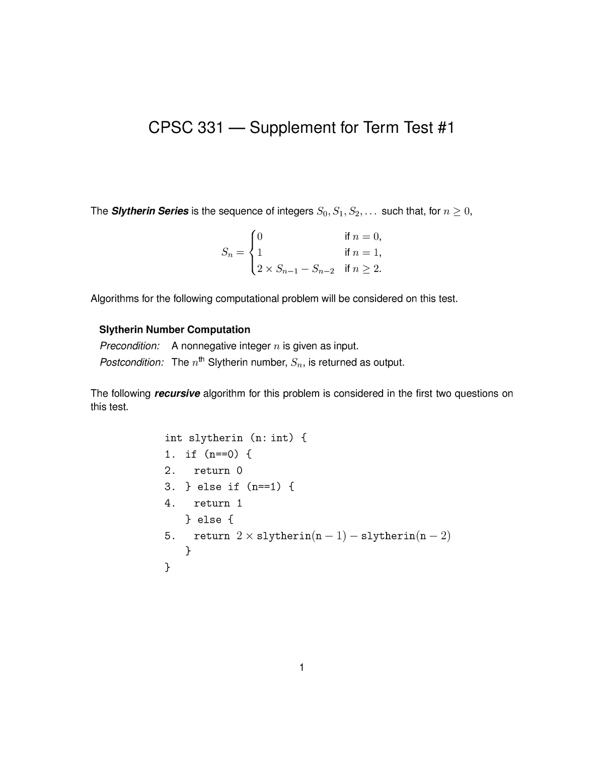 CS201 Notes Midterm 2 - CS 201: Part 2 of 3 2/21: Recursion 1. Many data  structures and algorithms - Studocu