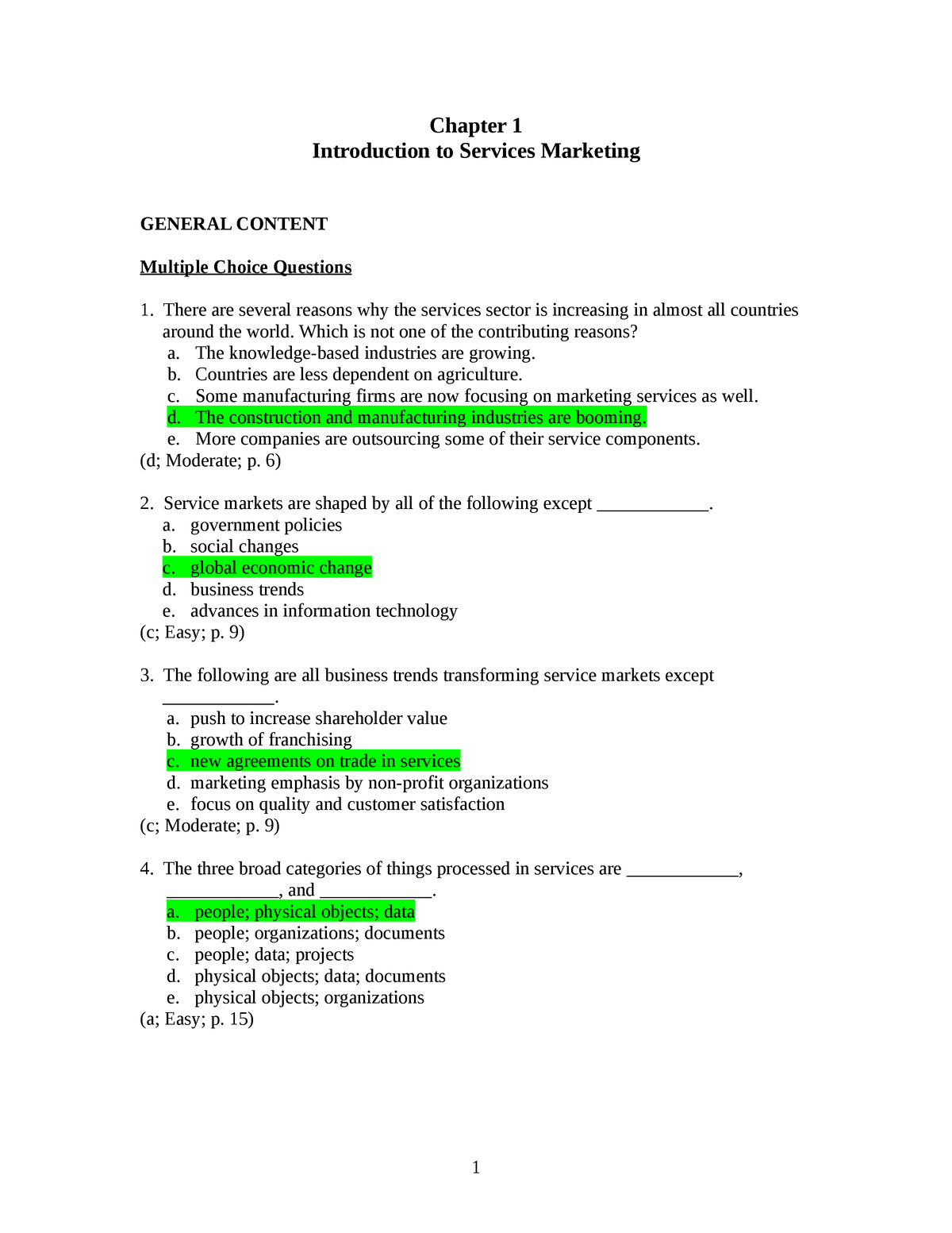 MKT202 All PAPER EXAMINATION QUESTIONS AND ANSWERS - Chapter 1 ...