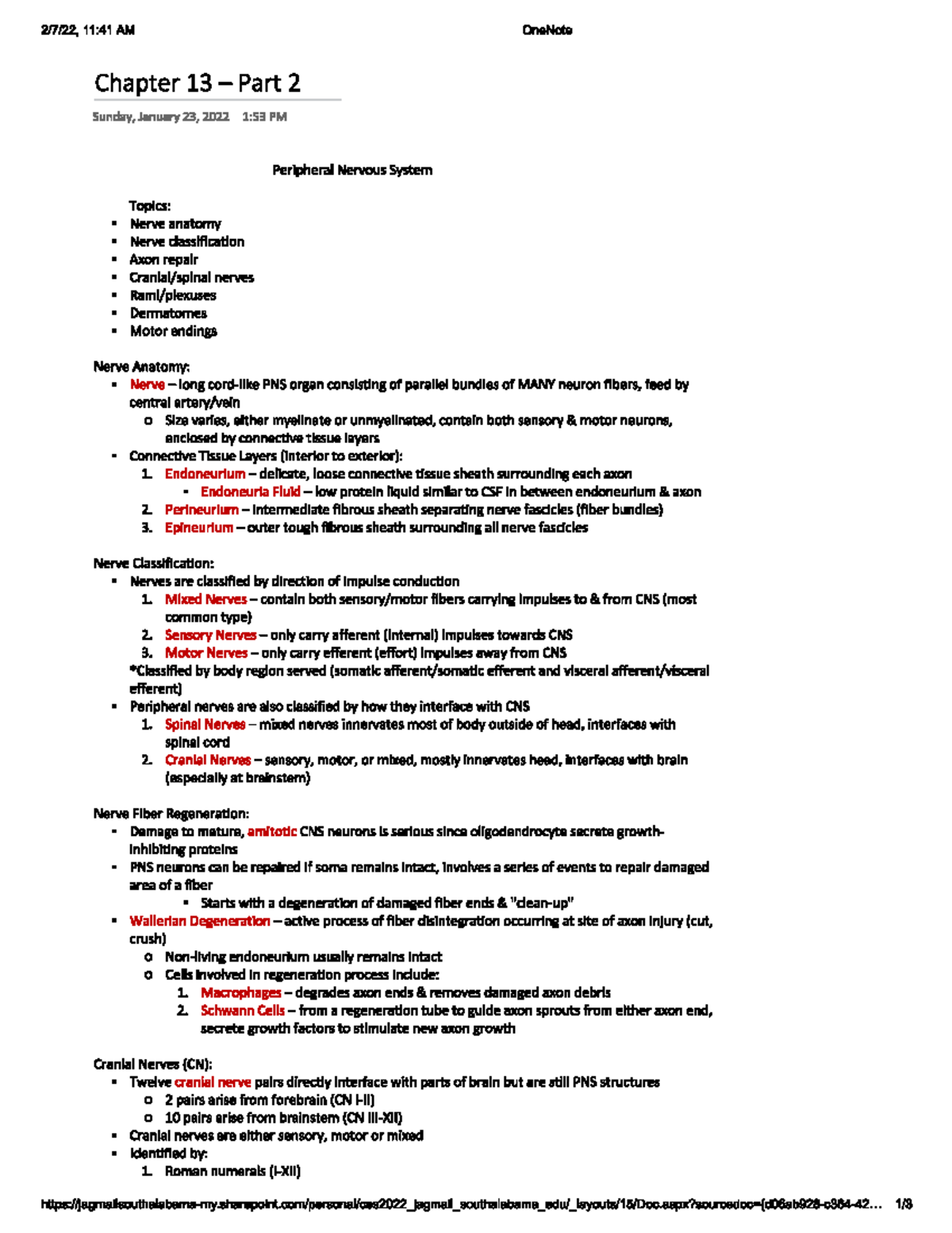 Chapter 13 - Part 2 - Lecture Notes 13 - BMD 115 - Studocu