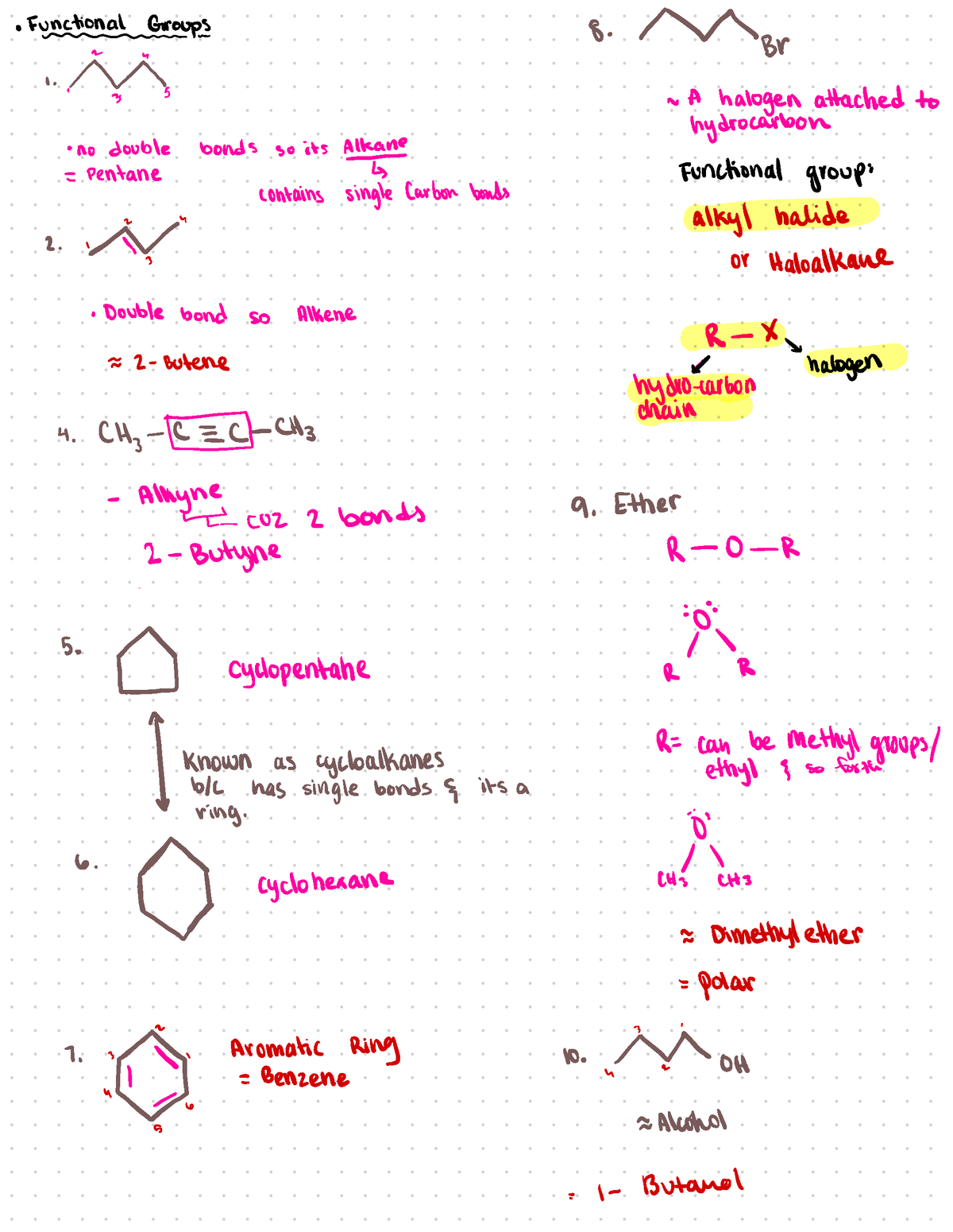 My Own Orgo Notes - FEELER 8. MBR i 5 ~ A halogen attachedto ...