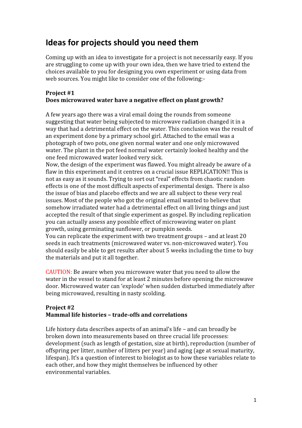 SLE251 Project Topics For Summarisies Ideas For Projects Should You 