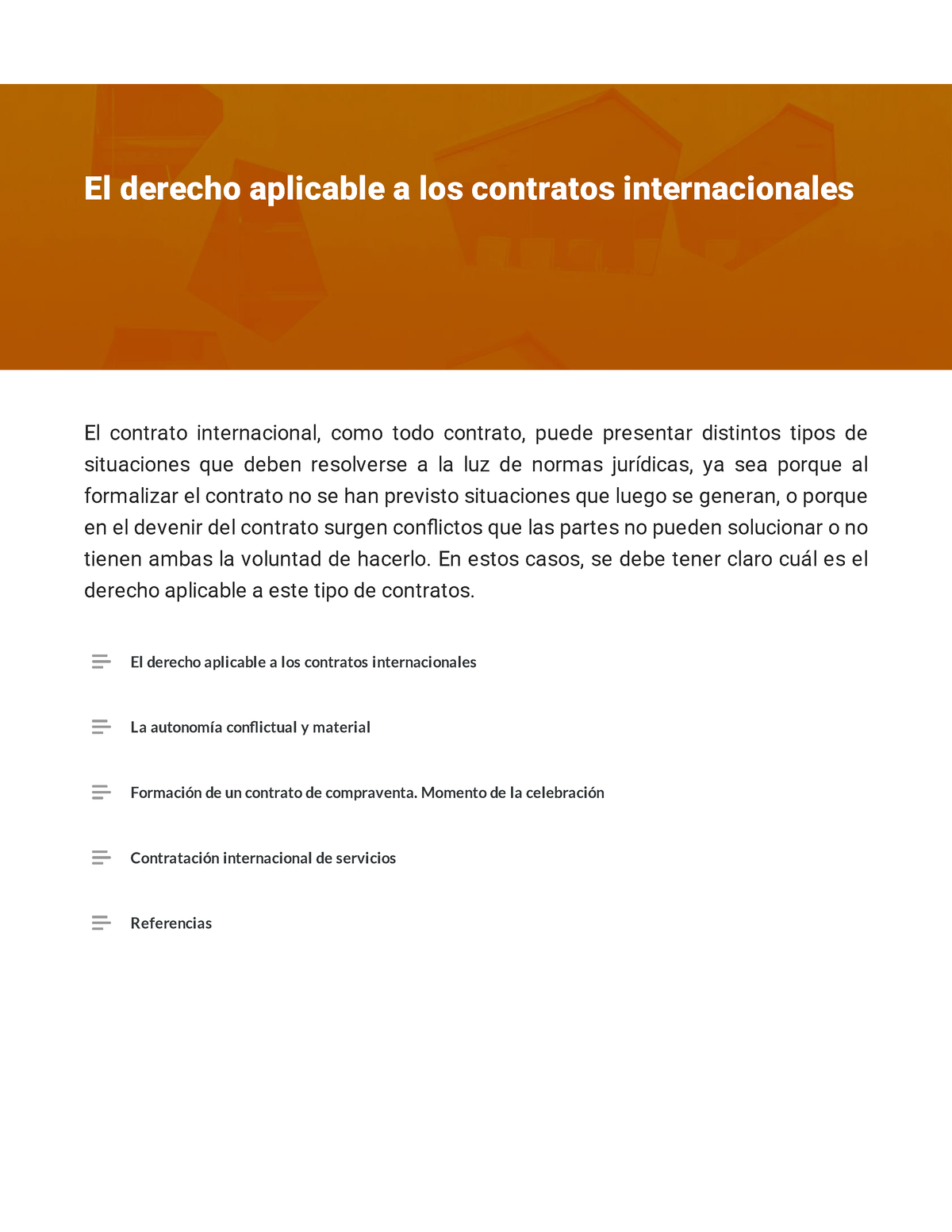 Módulo 3 - Lectura 2 - El Contrato Internacional, Como Todo Contrato ...