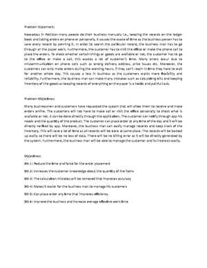 Vision and Scope Documnet Template - COMSATS University Islamabad (CUI ...