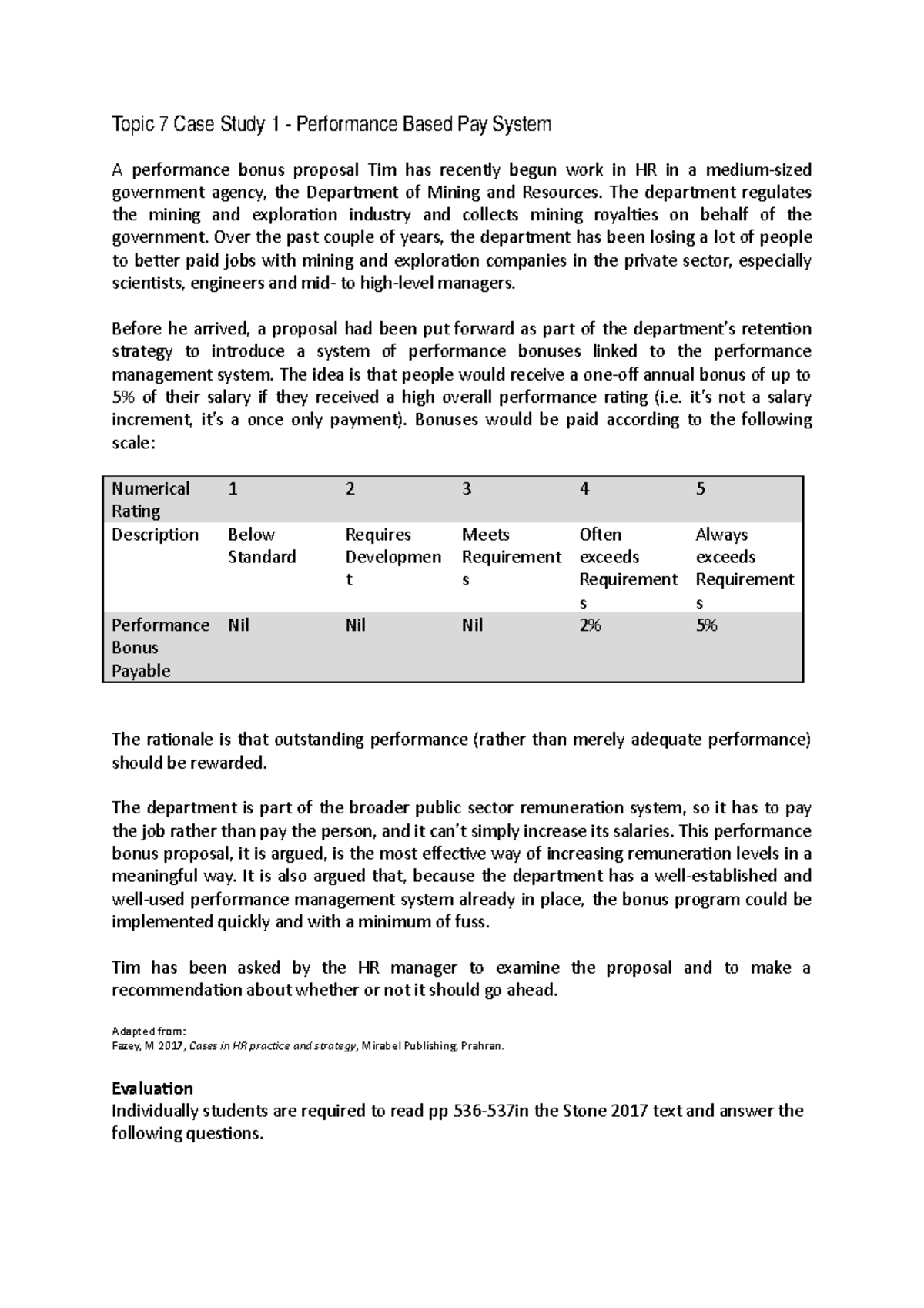 topic-7-case-study-1-performance-based-pay-system-v-1-topic-7-case