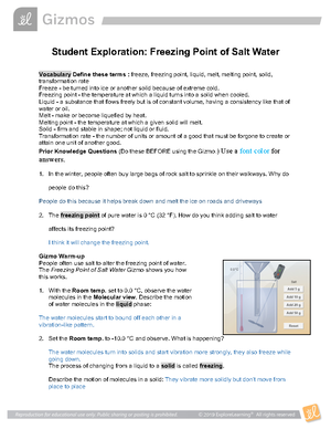 Periodic Trends Se - F Gizmos Fr - Student Exploration: Periodic Trends 