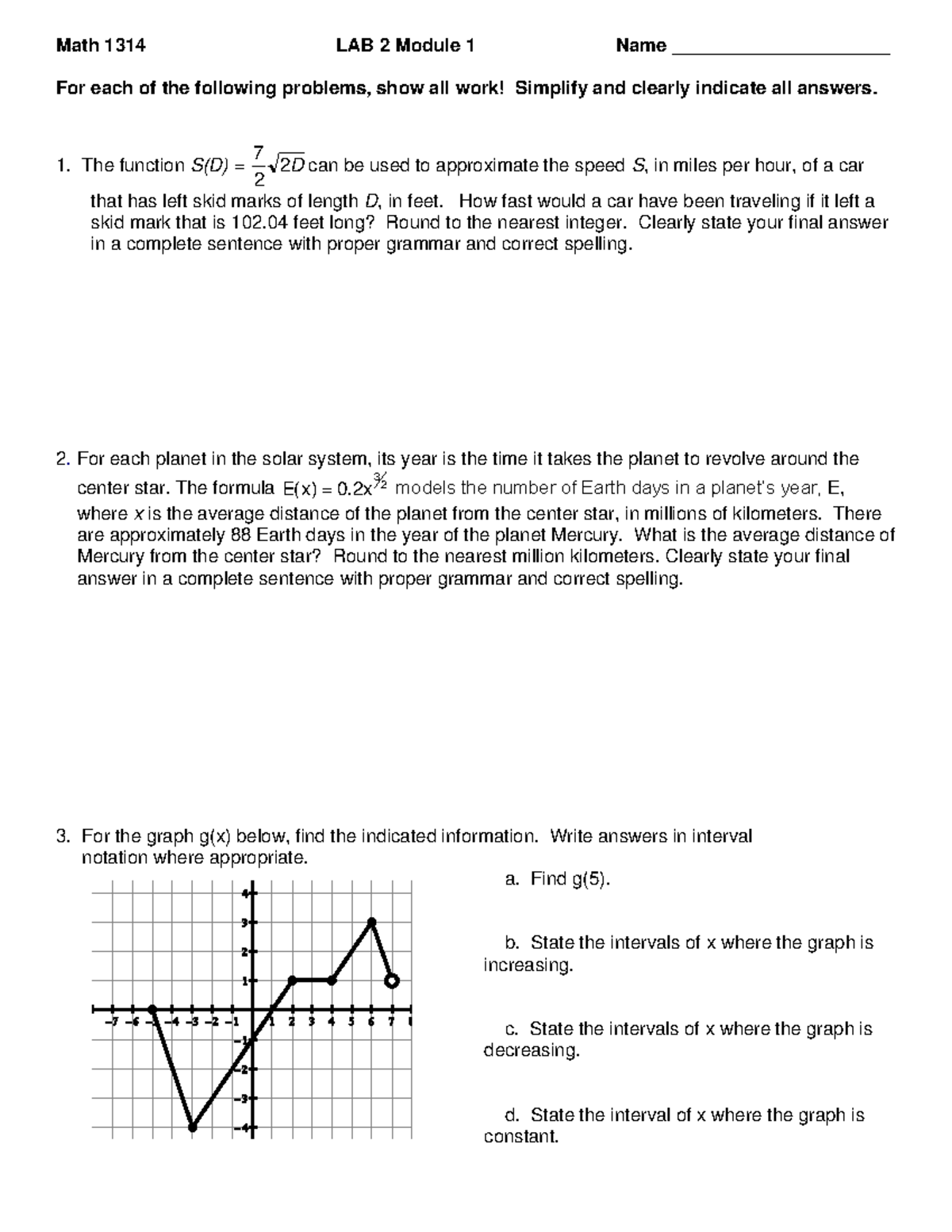 math 1314 homework answers