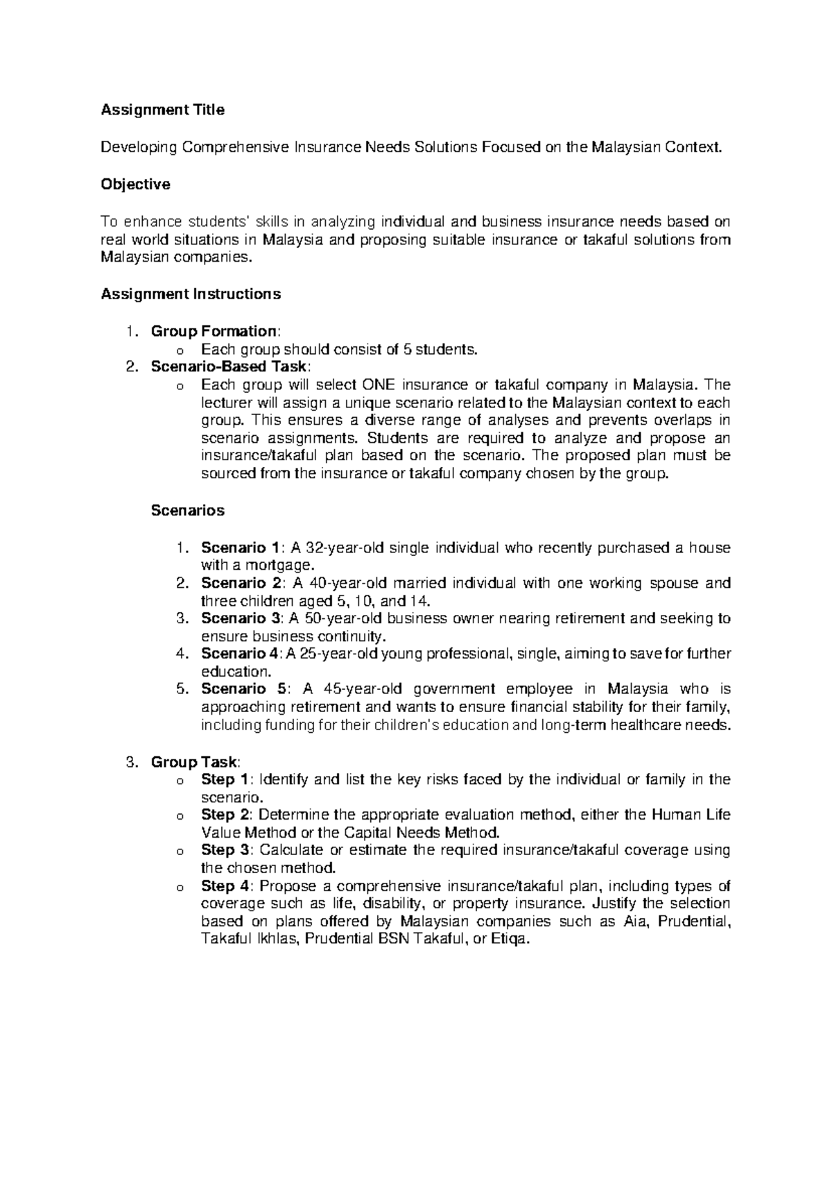 PBF3013 GA1 25 Marks - this material help us for understanding the ...