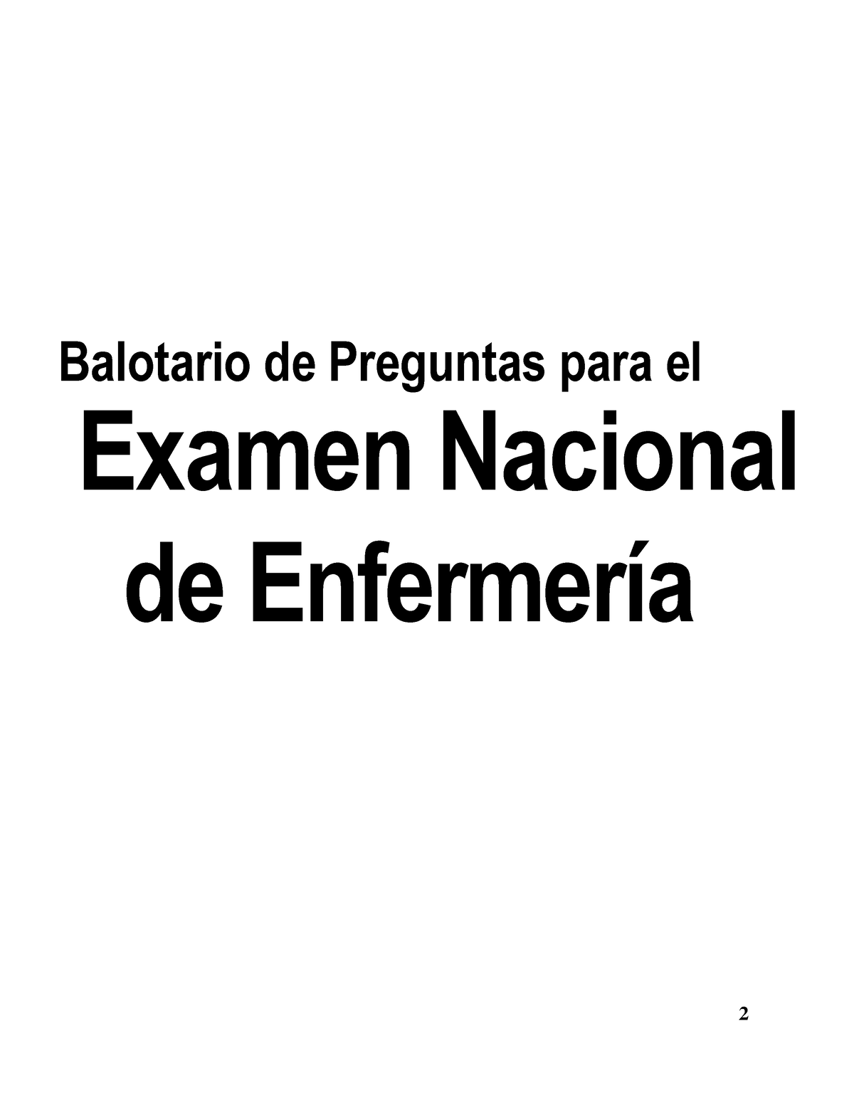 Balotario De Preguntas ENAE - Balotario De Preguntas Para El Examen ...