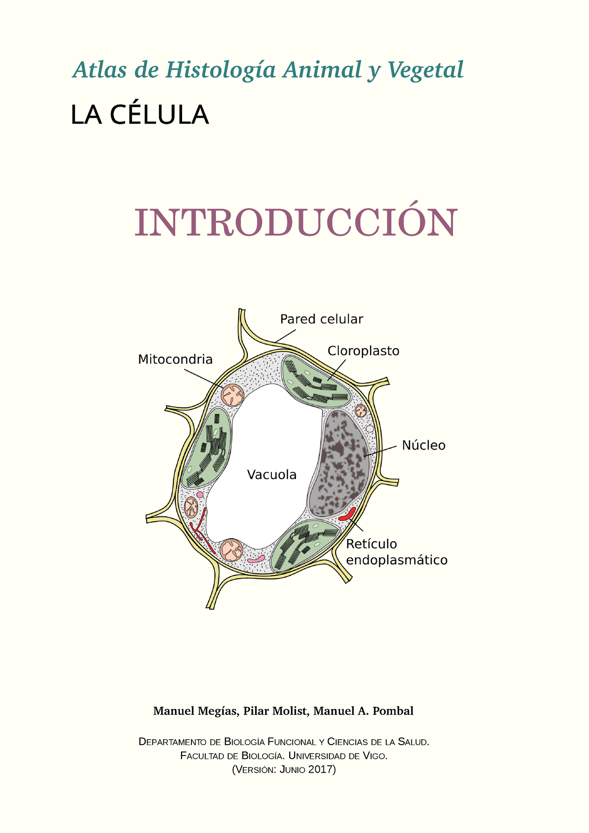 Atlas De La Célula. Atlas De Histología Animal Y Vegetal - Atlas De ...