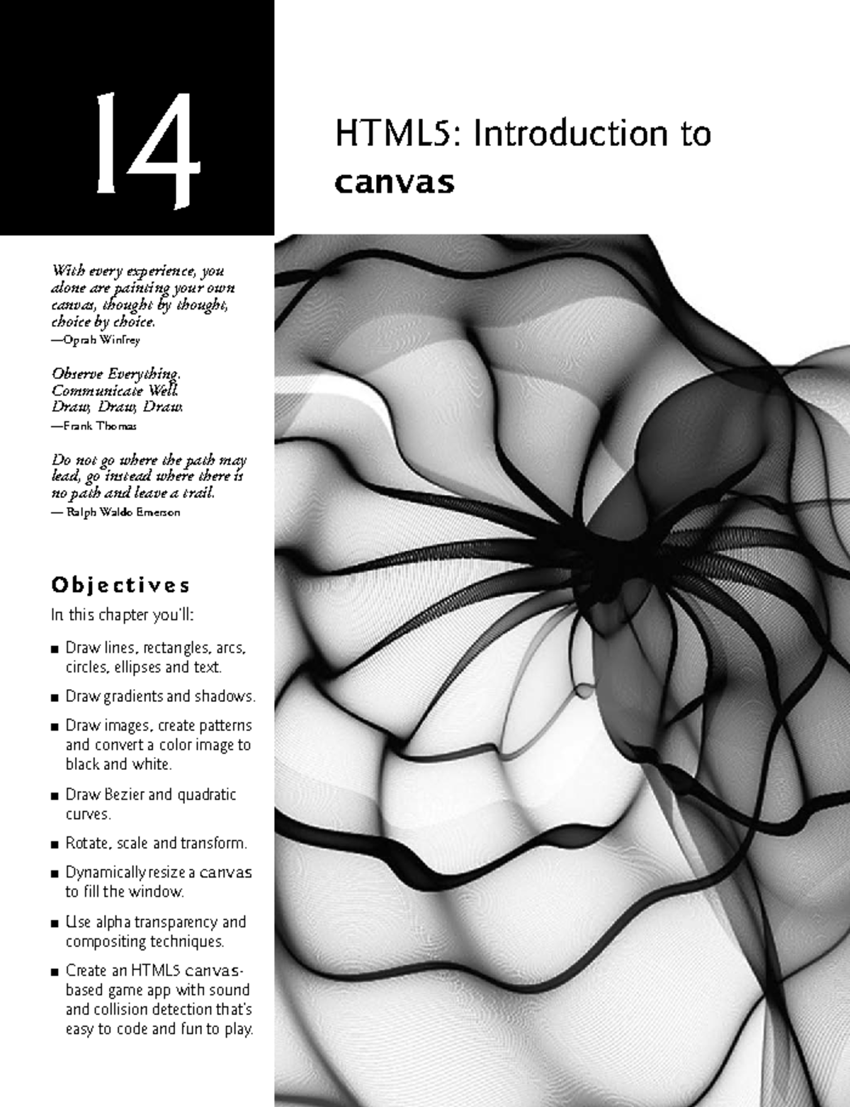 Chapter 14 - HTML5 Introduction to canvas - 14 With every experience ...