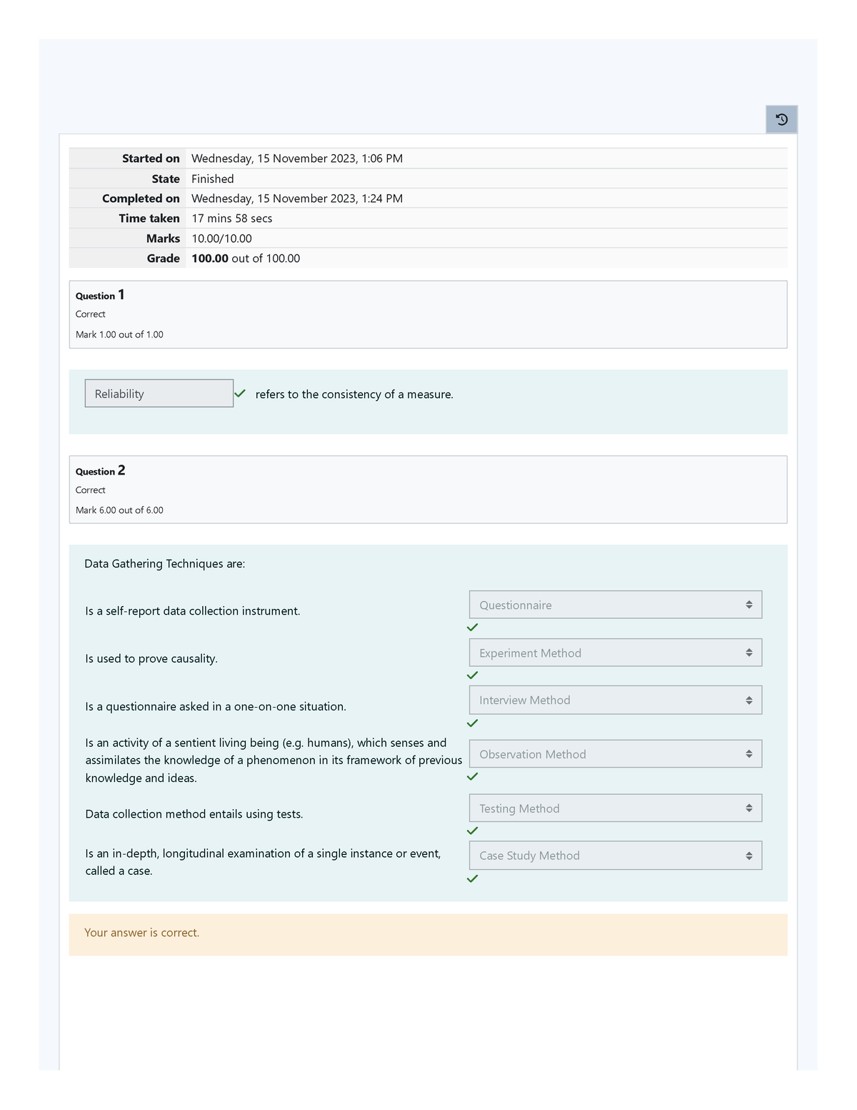 Capstone Project 1 (IT6398) Midterm Quiz 2 - Started On Wednesday, 15 ...