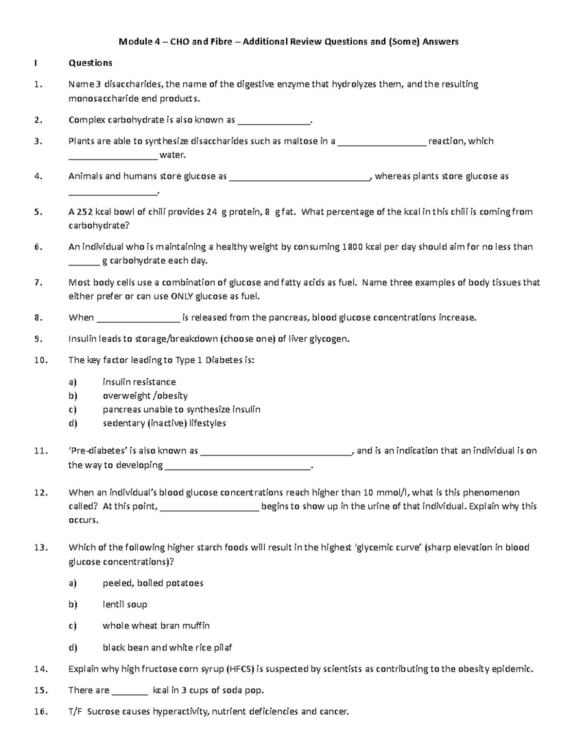 Module 4 - Sample Review Questions And Answers Fall 2023 - Module 4 ...