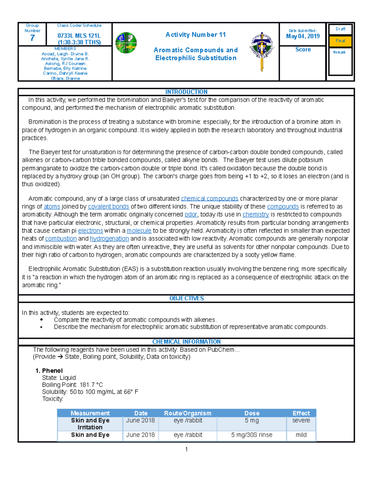 Activity 11 Final Copy - LAB REP - Group Number 7 Class Code/ Schedule ...
