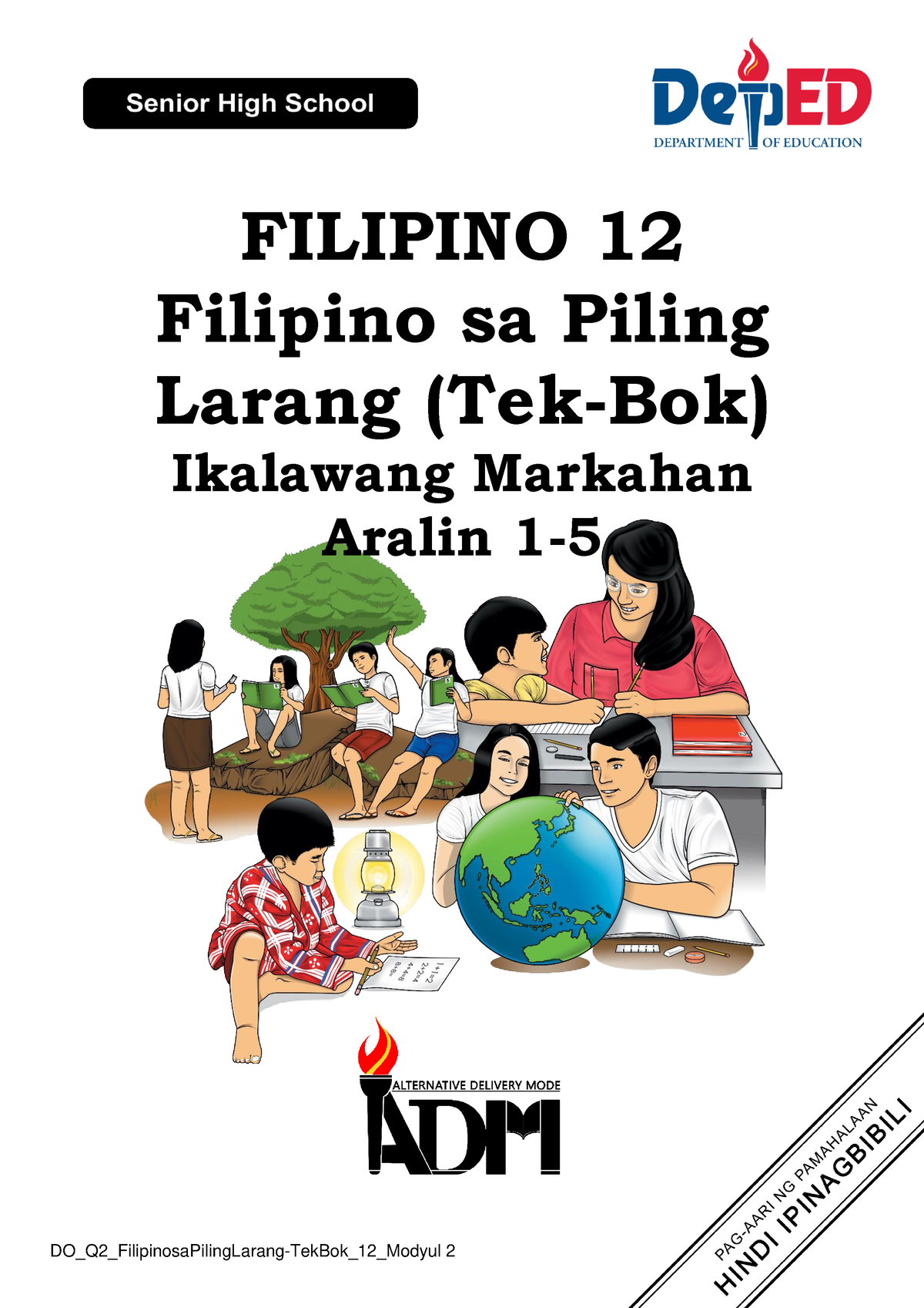 Adm Q2 Shs Filipinosa Piling Larang Tekbokv 3 Filipino 12 Filipino Sa Piling Larang Tek Bok