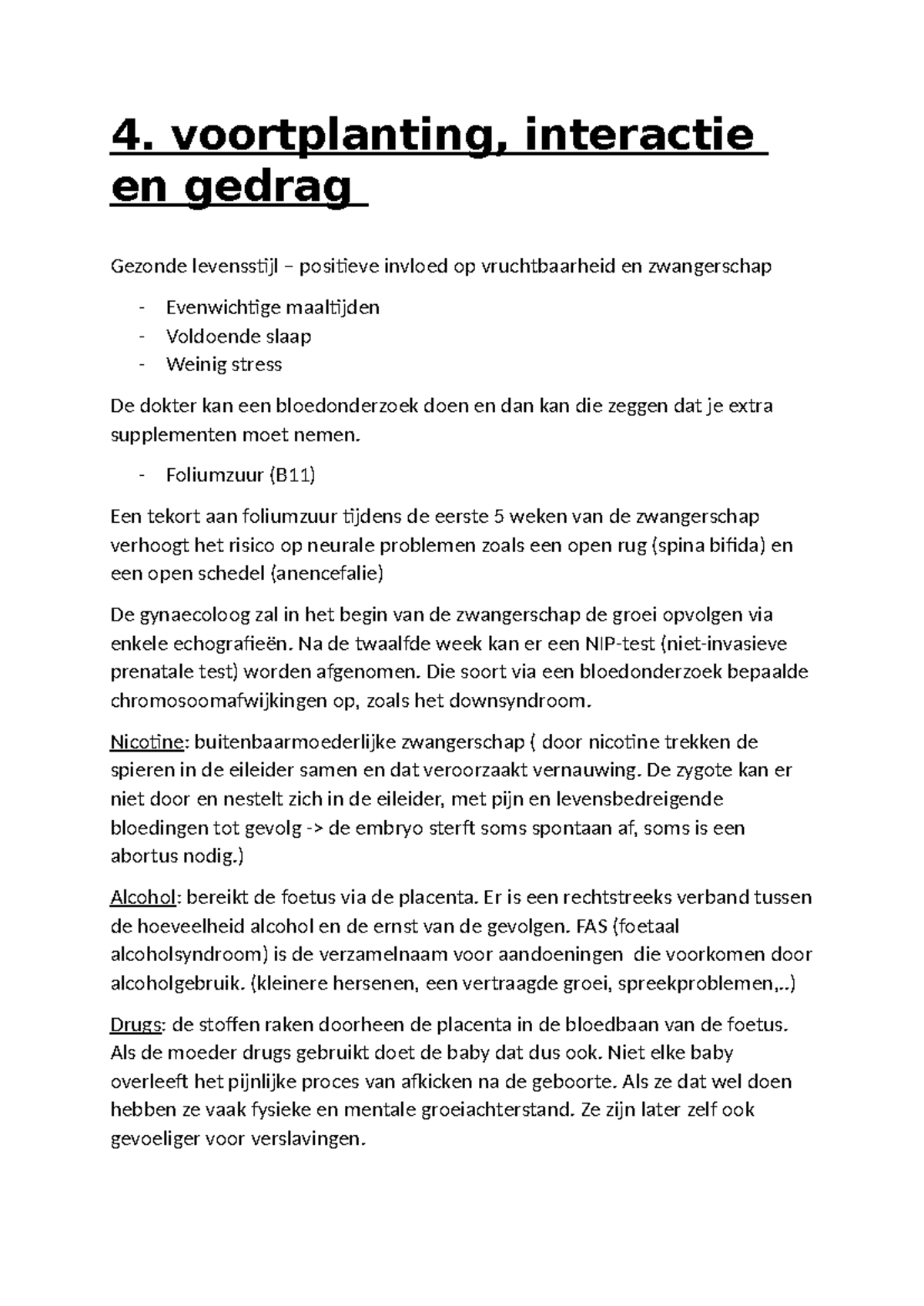 4. interactie en gedrag - 4. voortplanting, interactie en gedrag ...