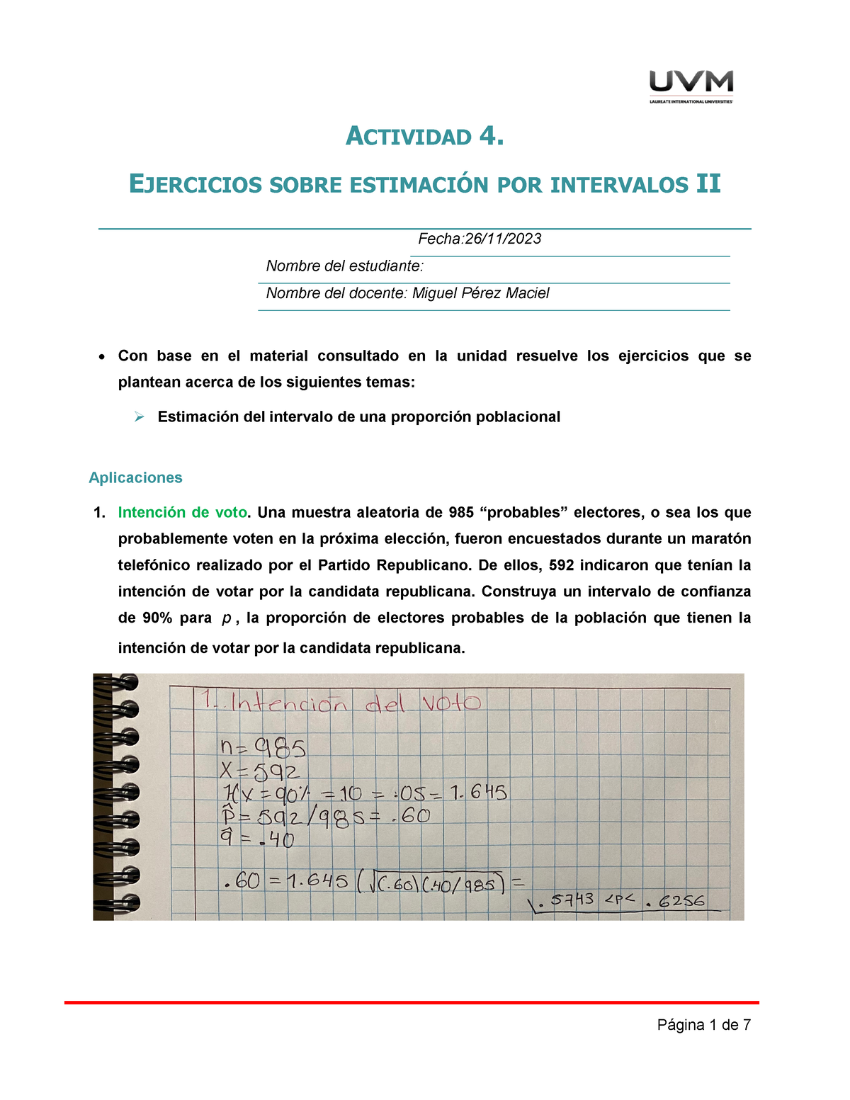 A4 Ejercicios - CALIFICACION DE 10 - ACTIVIDAD 4. EJERCICIOS SOBRE ...