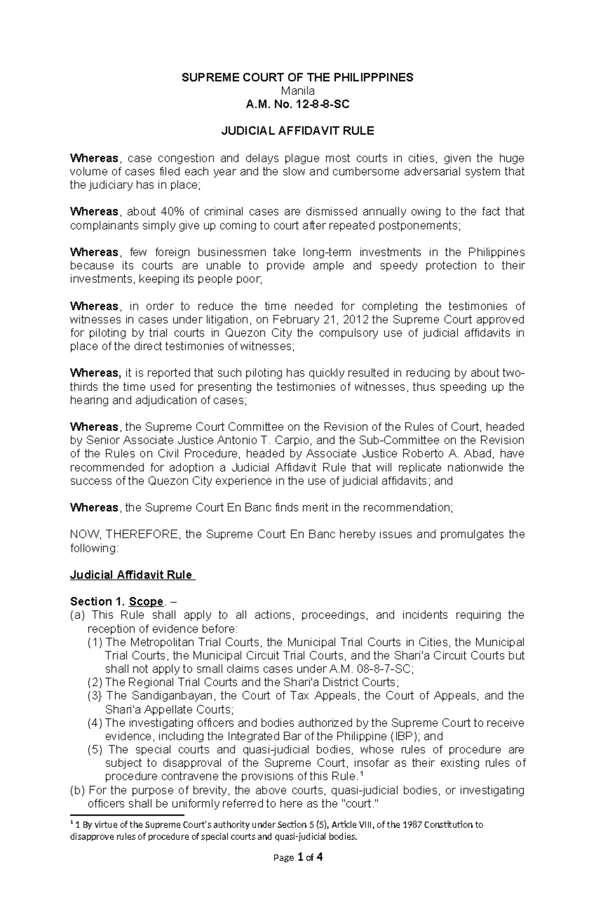 the-judicial-affidavit-rule-of-2012-supreme-court-of-the-philipppines