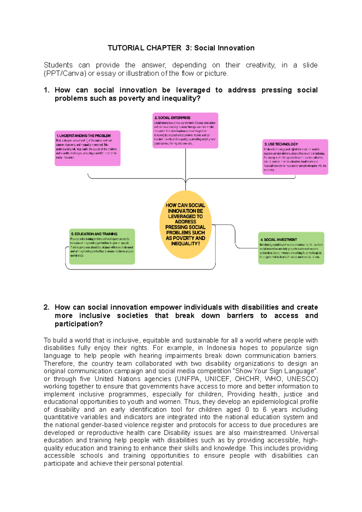 Tutorial 3 - WWWWWWWW - TUTORIAL CHAPTER 3: Social Innovation Students ...