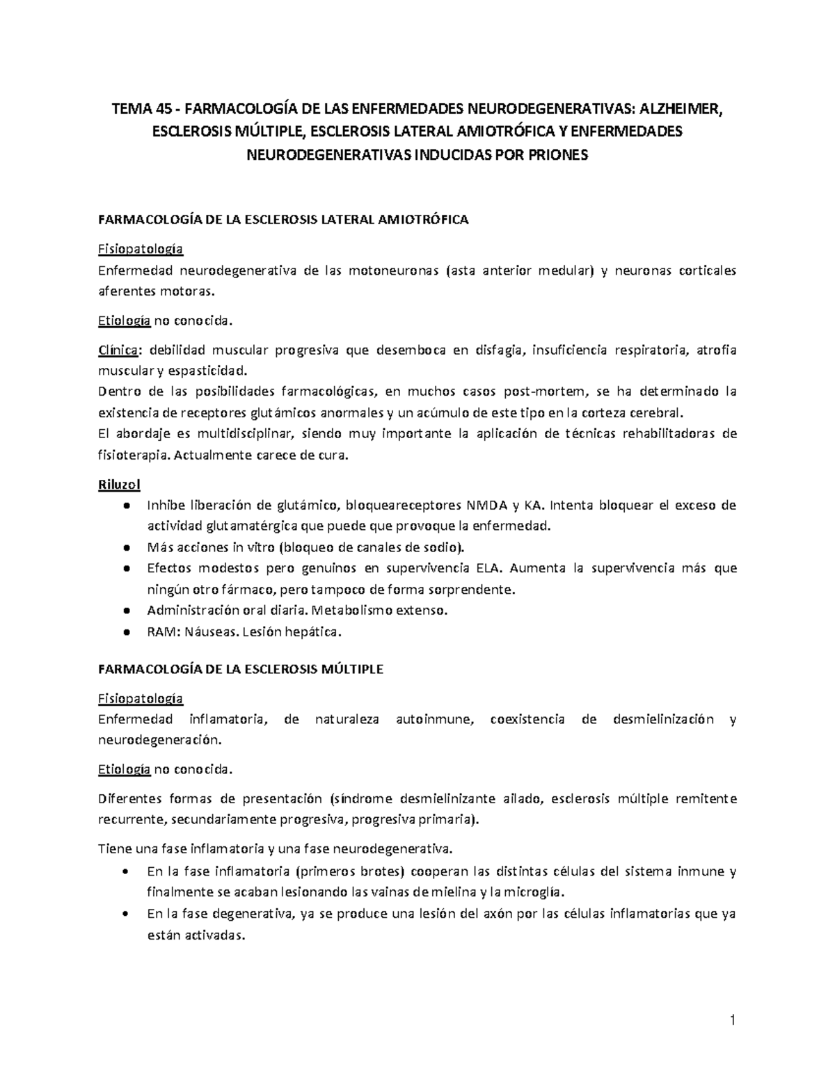 Apuntes Esclerosis - Warning: TT: undefined function: 22 Warning: TT ...