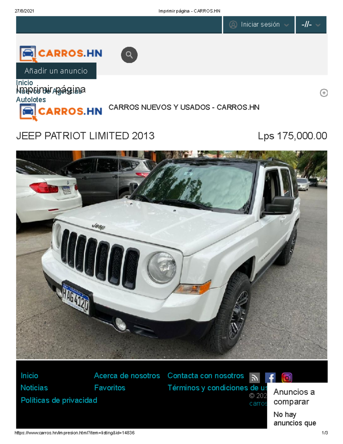 Esrtp167A Jeep Patriot 46 - 9sjfiw5