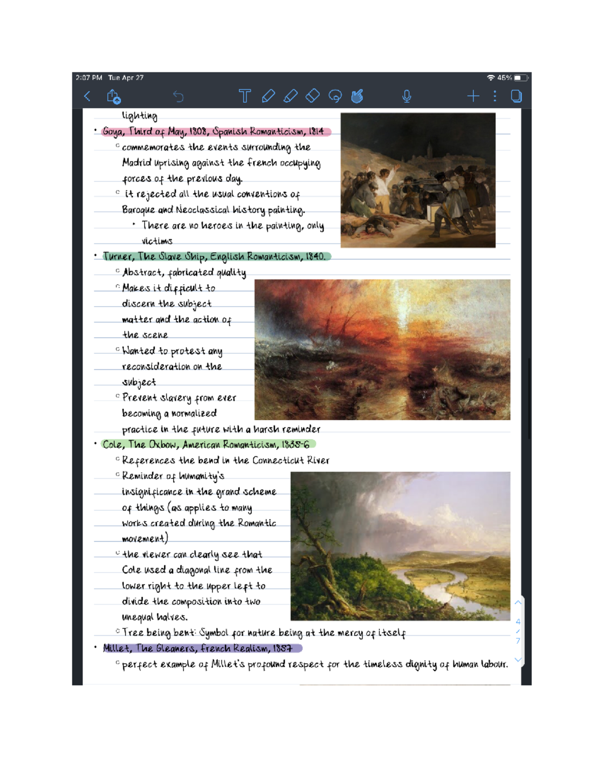 Class 4 - Lecture notes 4 - ART 1138 - Studocu