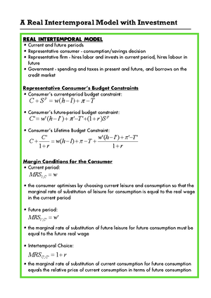 Sample Exam Questions With Solutions - Intermediate Macroeconomics 2 ...