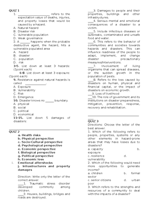 Reading and Writing Quiz - COR 7- READING AND WRITING SKILLS I ...