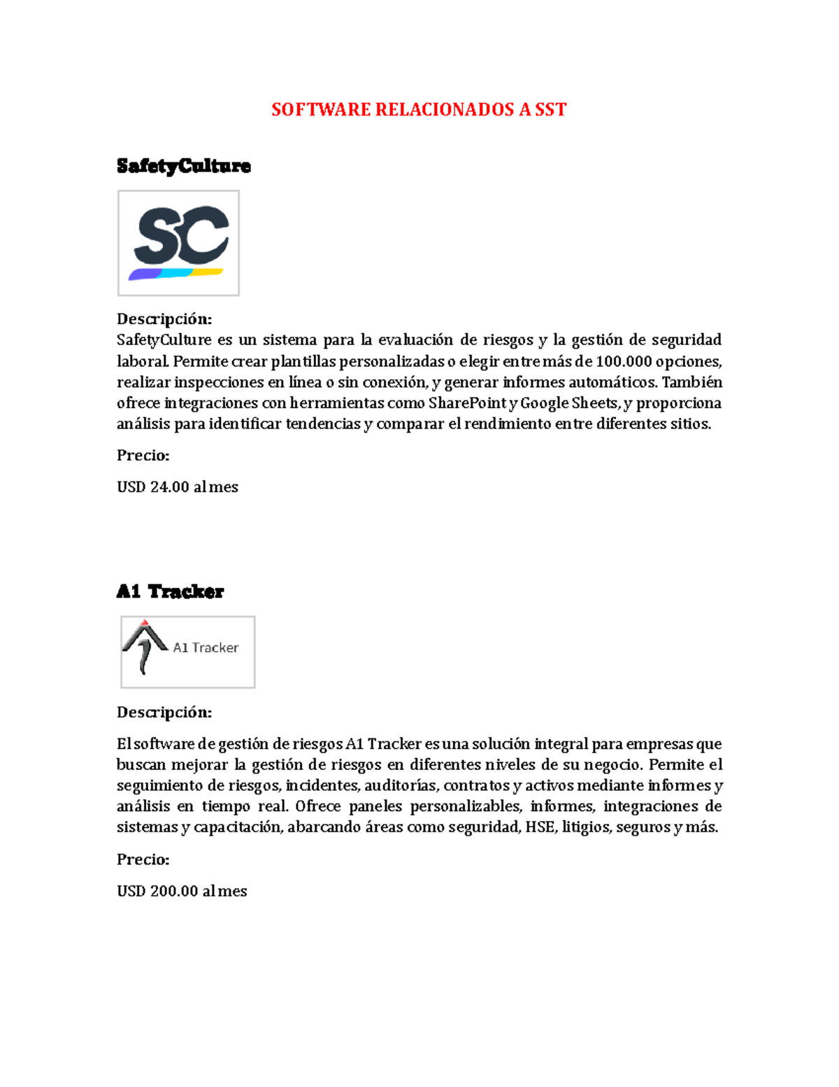 Software Relacionados A SST - SOFTWARE RELACIONADOS A SST SafetyCulture ...